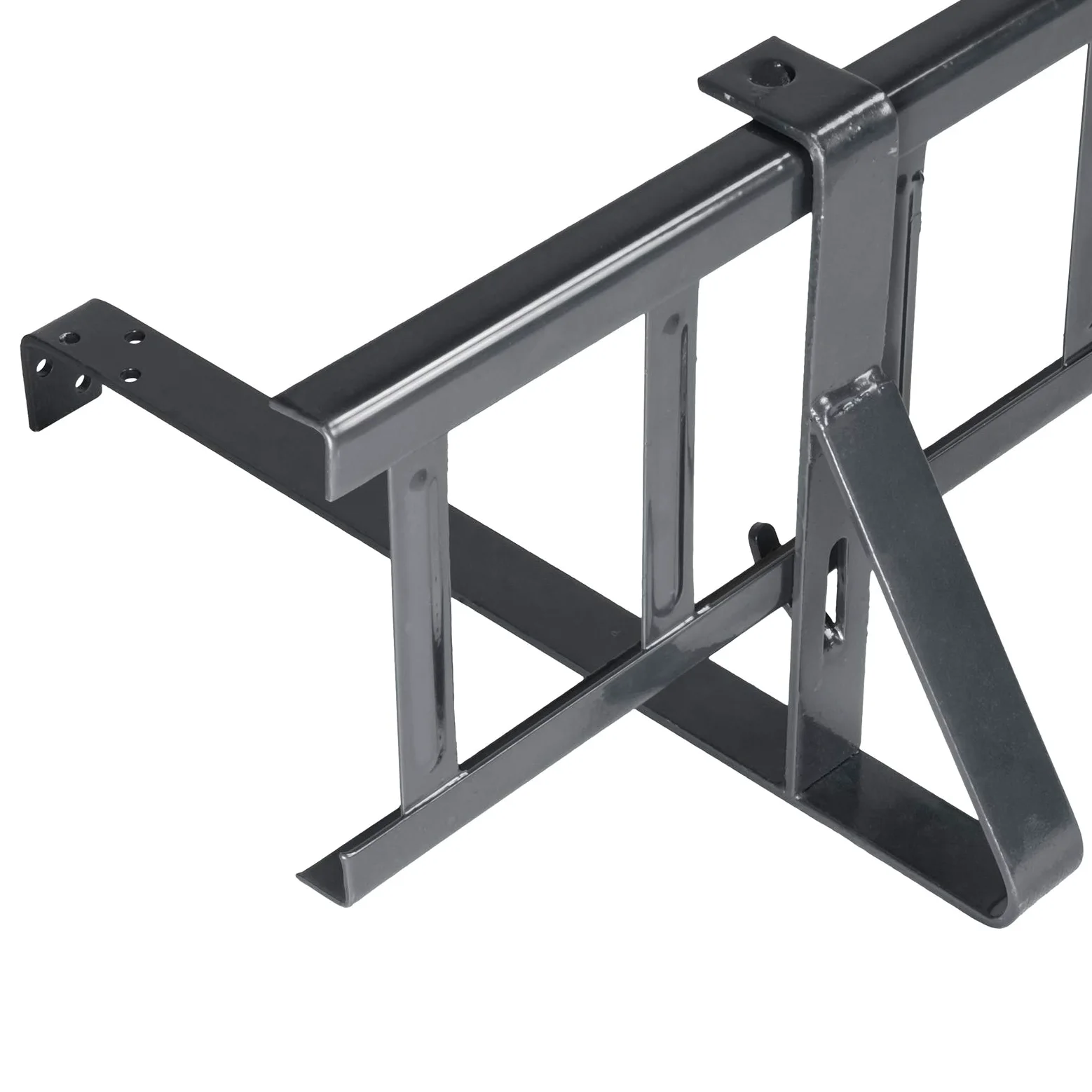 DQ-PP Schneefanggitter | Komplettes Set | 2 m | Gitter 15 cm | Anthrazit | RAL 7016 | Schneefang