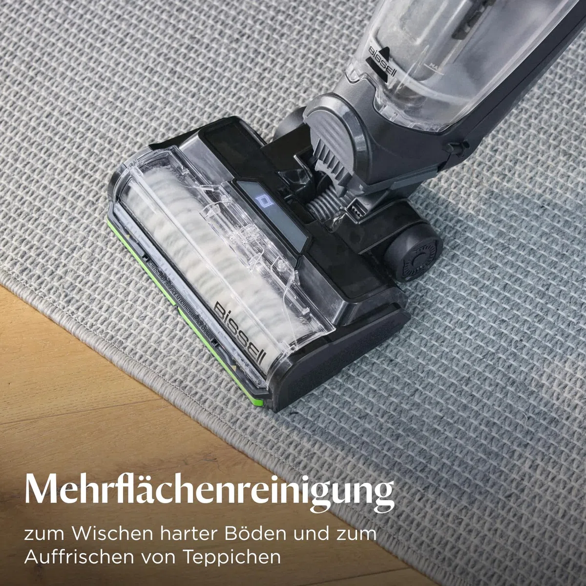 Bissell CrossWave HydroSteam PET, Nass Trockensauger mit Kabel, Saugt, Wischt & Trocknet, Nasssauger mit Dampf Modus, Hoher Leistung Dampfreiniger, Ideal für Haustiere, Mehrflächenreinigung, 3517N