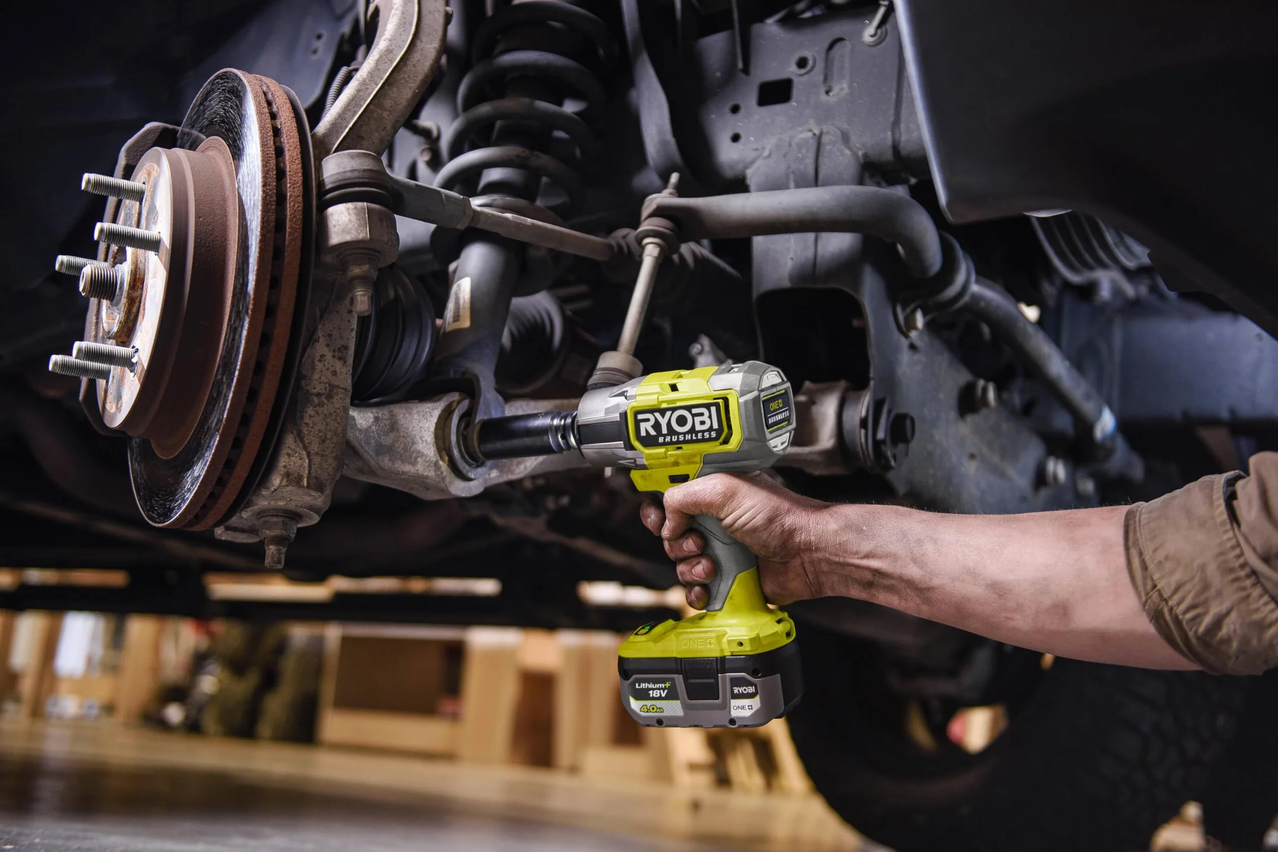 RYOBI 18 V ONE+ Brushless Akku-Schlagschrauber RIW18BL-0, max. Drehmoment 900 Nm, ohne Akku und Ladegerät