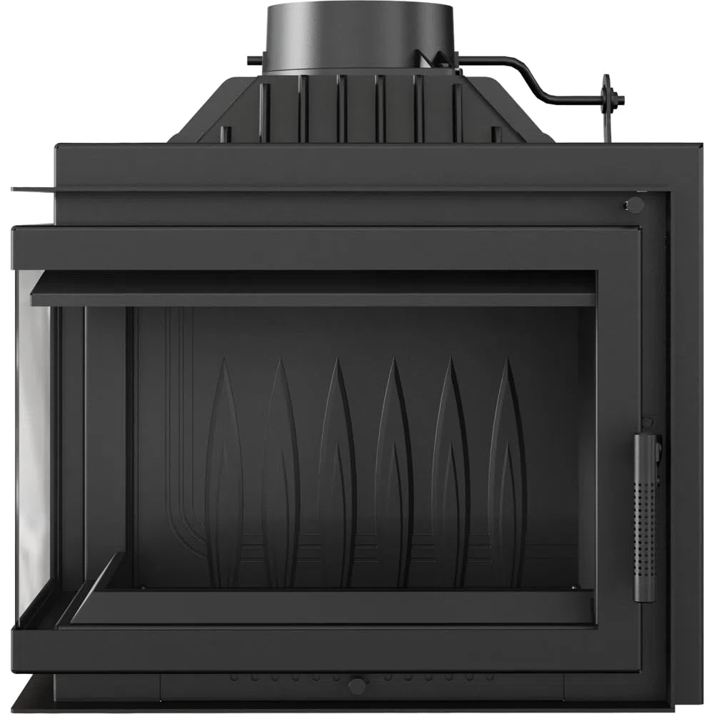 KRATKI Gusseisen Kamin 8kW Simple Kamineinsatz BImSchV Stufe 2, Eco-Design
