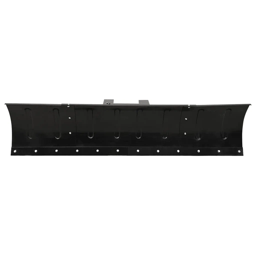 Schneeschild für Gabelstapler 200x48 cm Schwarz, Schneepflug, Schneeschild Rasentraktor, Garten Laubsammler, Auto Schneeschild, Schneeschieber, Schneeschaufel