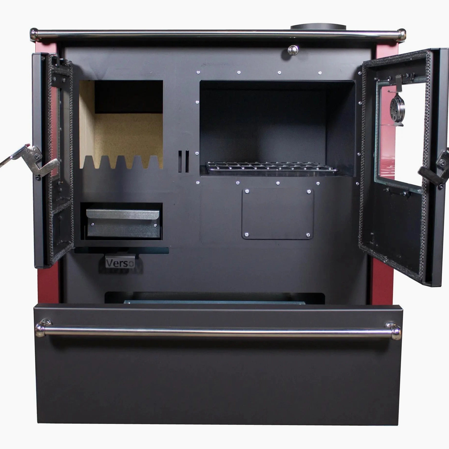 EEK A+ Verso CS Plus Küchenofen Kaminofen Holzherd 7.7 kW - Bordo
