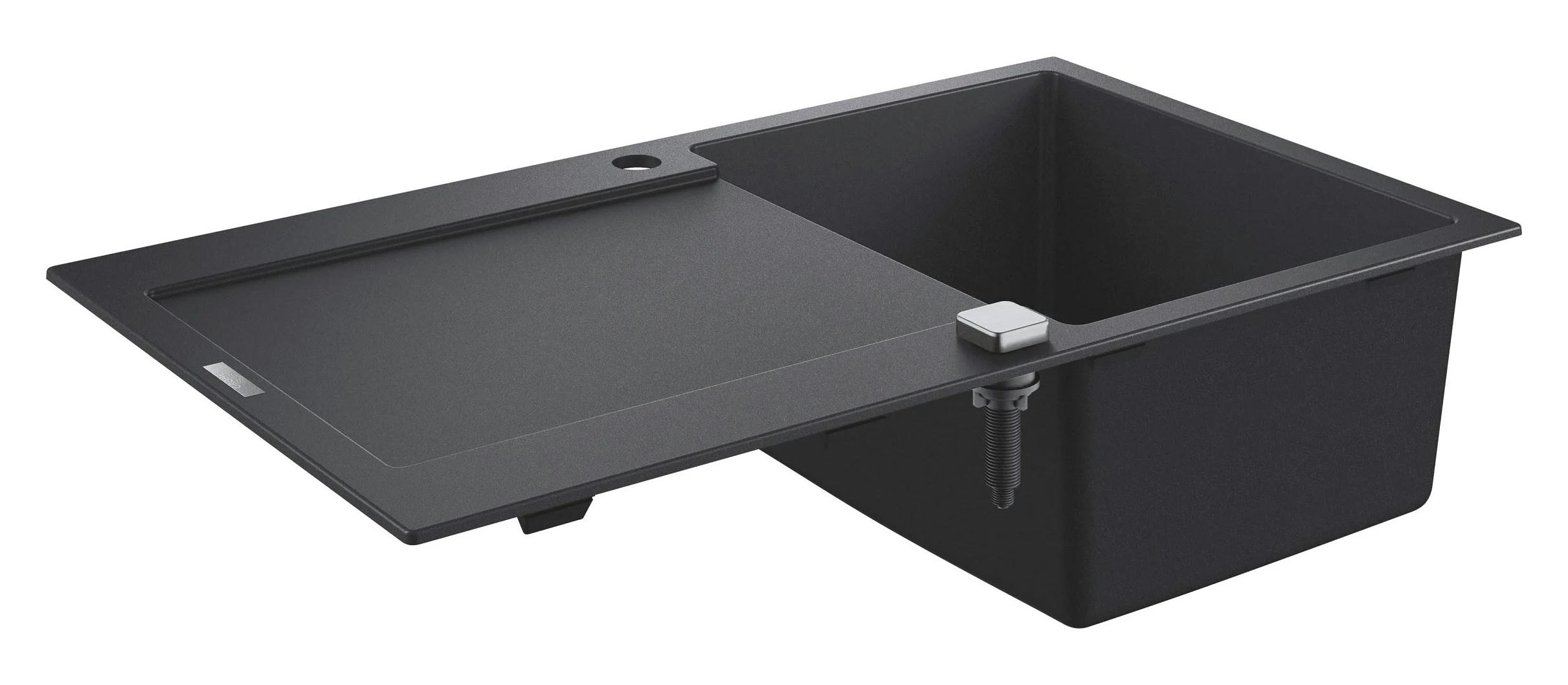 Grohe K500 Kompositspüle mit Abtropffläche granit schwarz 31644AP0 86 x 50 cm
