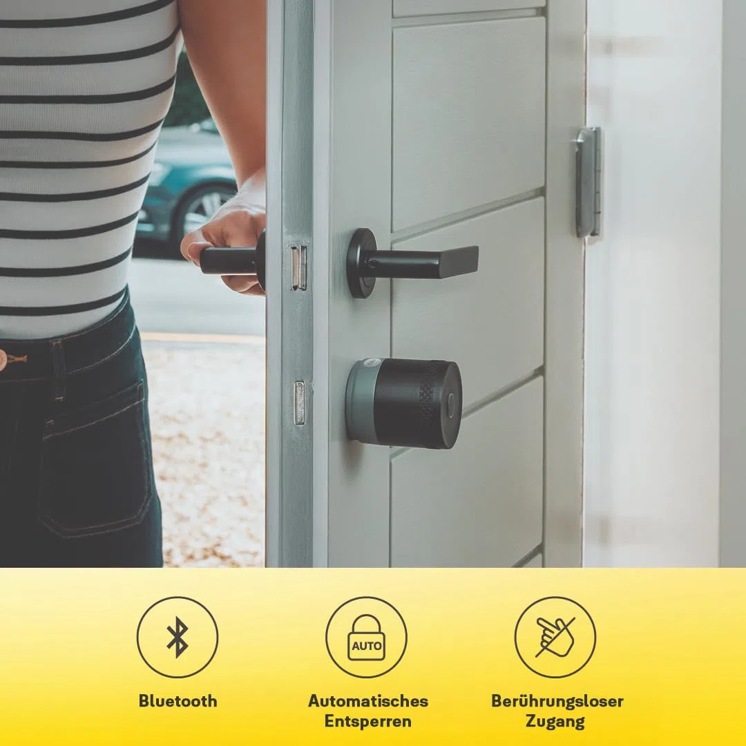 Yale - Linus Smart Lock L2 Lite - Silber - 05/109100/SI - Schlüsselloser Zugang - Einfache Installation - Matter-kompatibel | Digitale Schlüssel - Echtzeitaktivität - Yale Home App