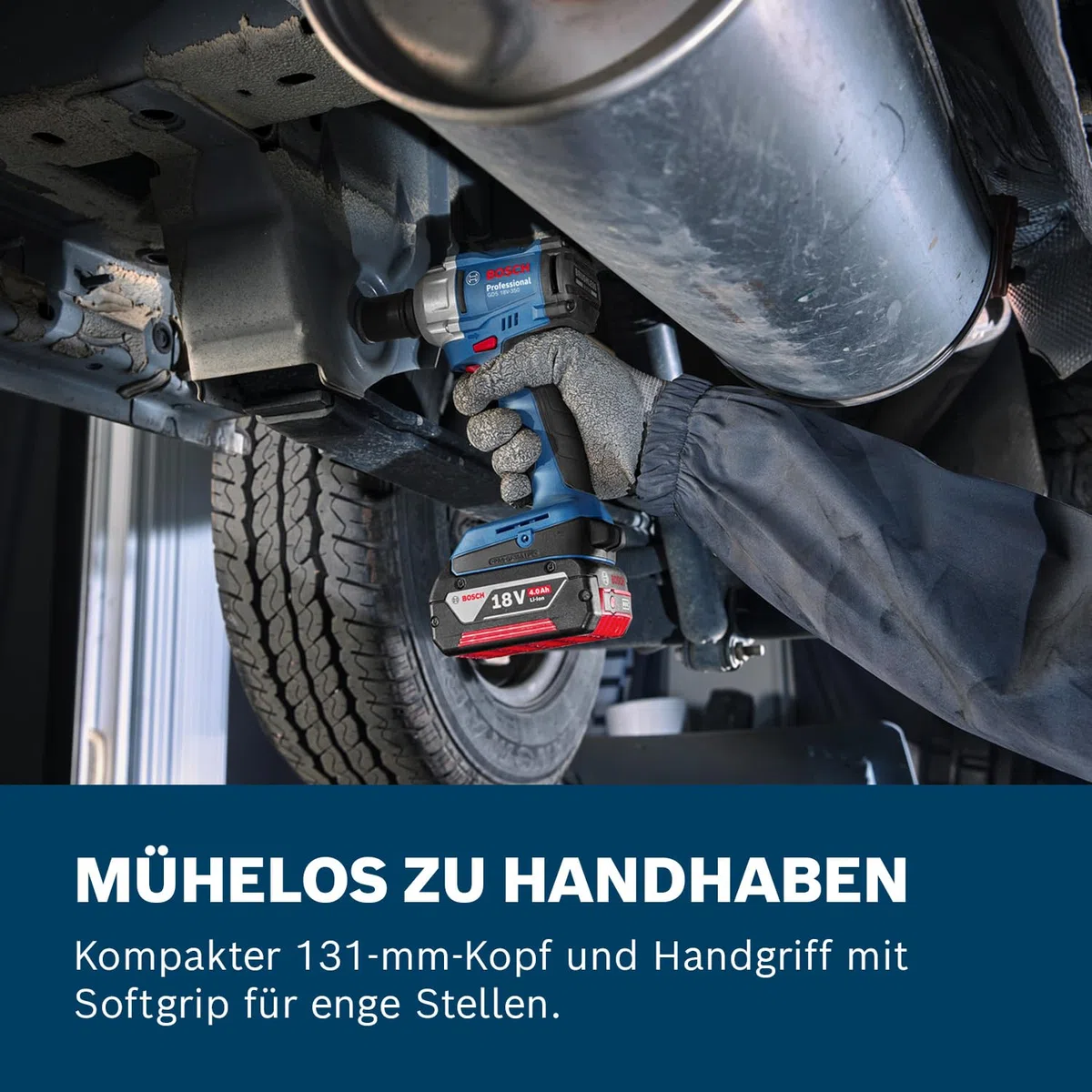Bosch Professional 18V System Akku Drehschlagschrauber GDS 18V-350 (ohne Akku/Ladegerät)