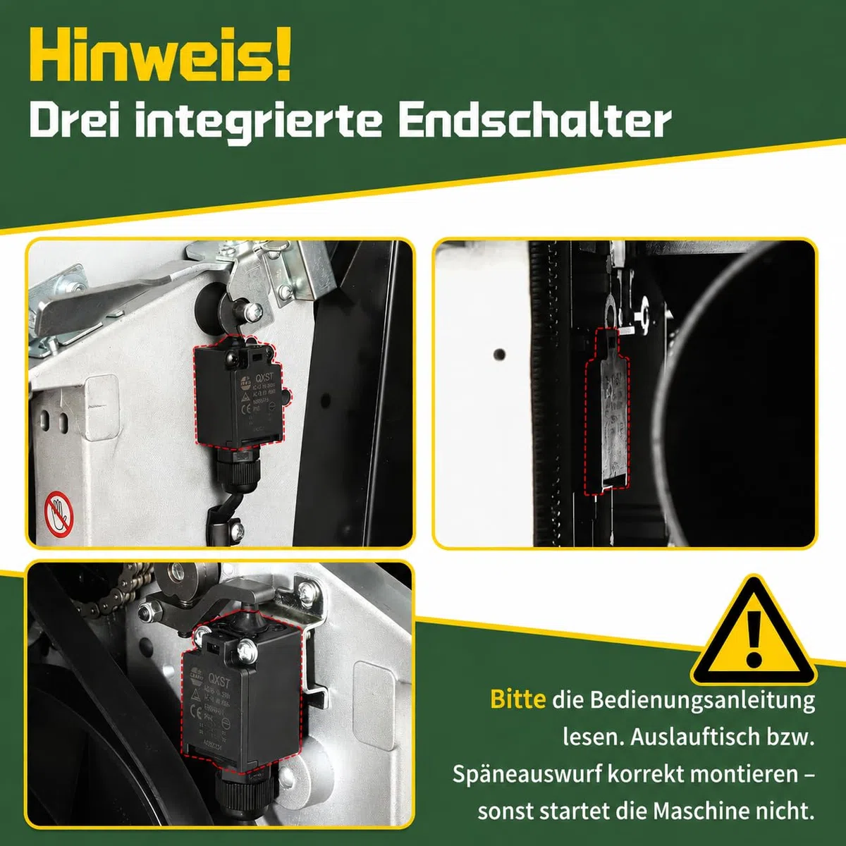 PT260A Hobelmaschine, Abricht- & Dickenhobelmaschine, 2200 W, 260 mm Hobelbreite, 160 mm Durchlasshöhe, 6500 U/min, 3 mm Spanabnahme, Abrichtanschlag, kompakt & mobil