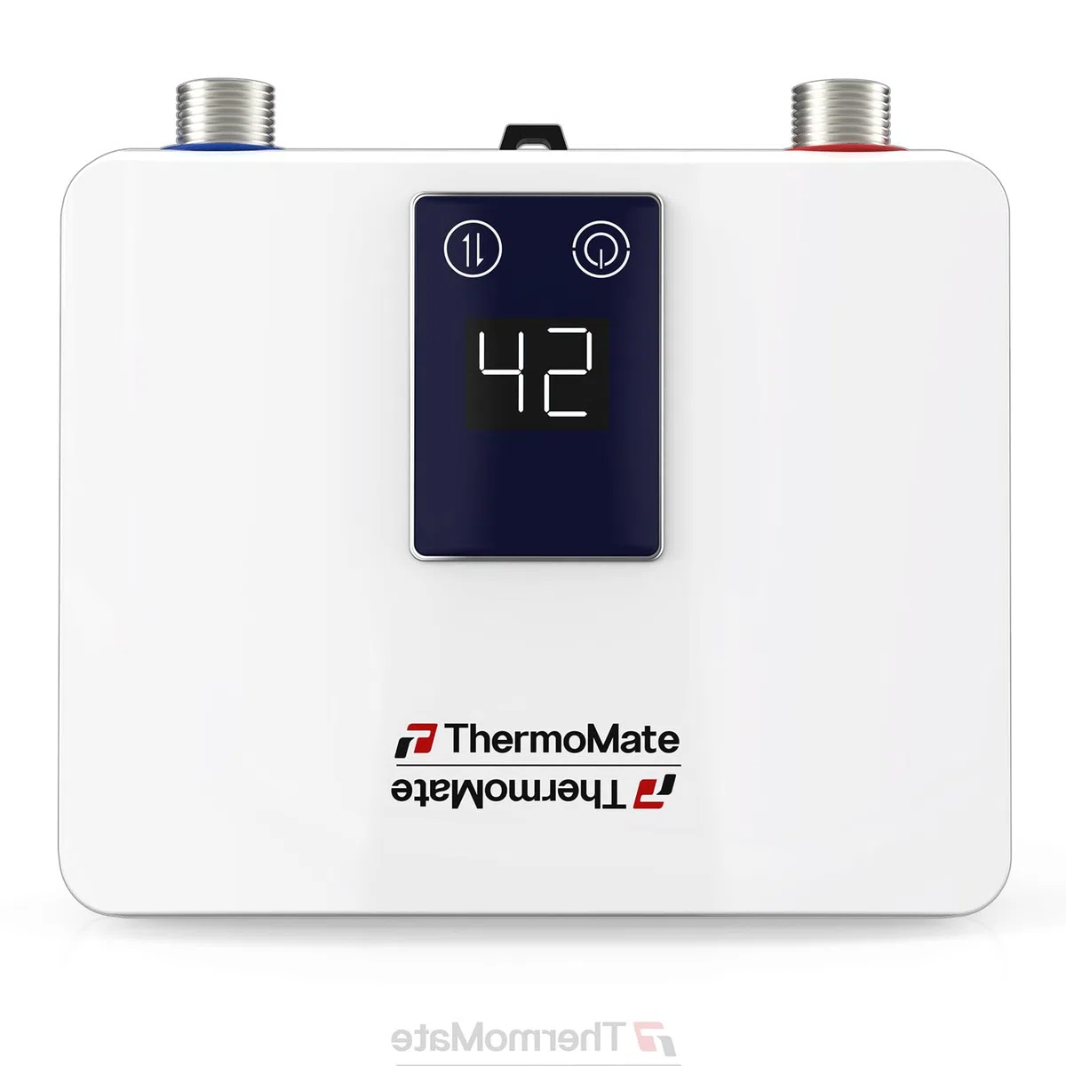 ThermoMate Mini Durchlauferhitzer 3,5kW für Handwaschbecken,elektrisch Klein Warmwasserbereiter für Küche und Badezimmer, Druckfest, Platzsparend mit Stecker, 230V