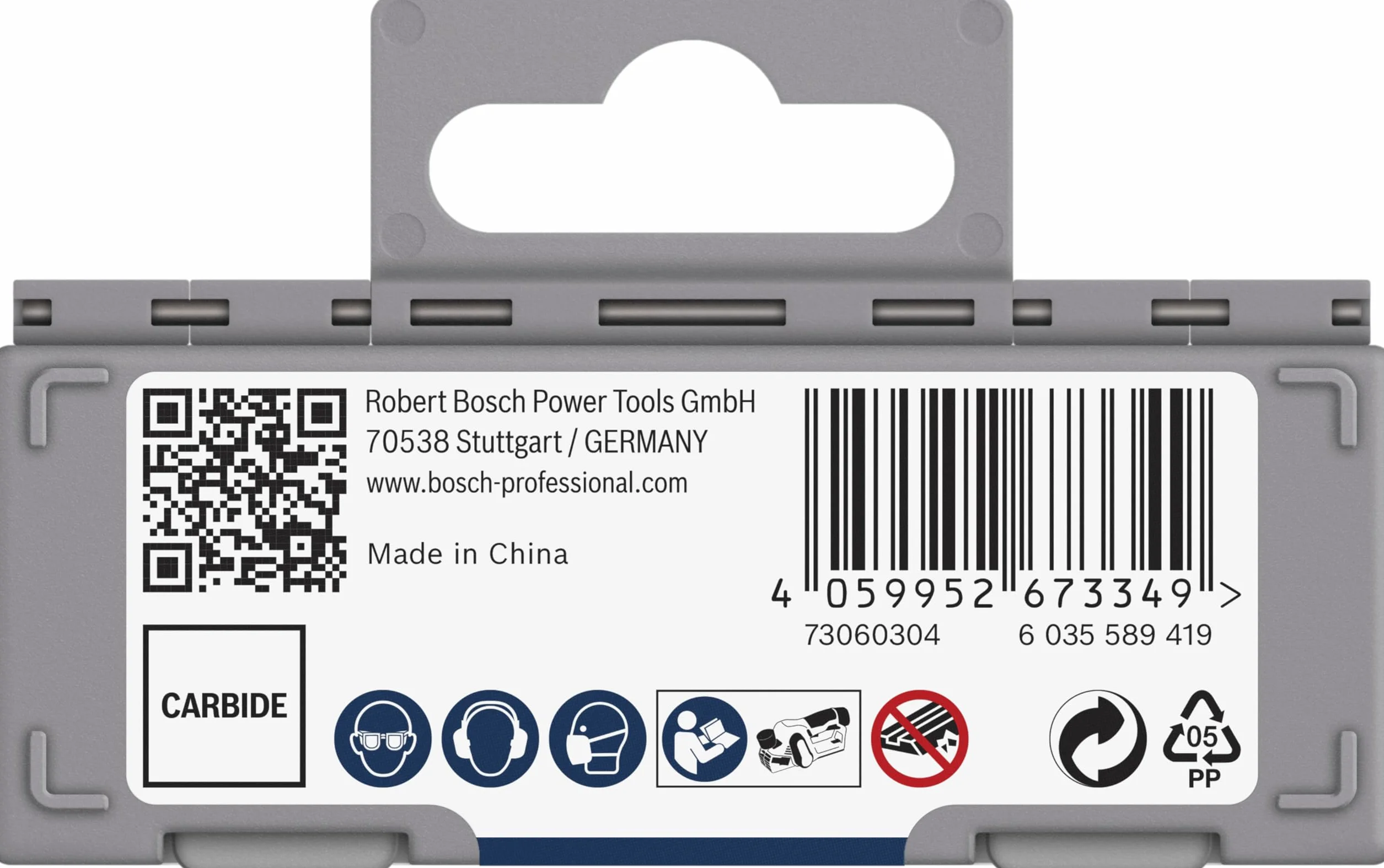 Bosch 10x PRO Hobelmesser (für Kunststoffbeschichtete Platten, Hartholz, 56 x 5,5 x 1,1 mm, Professional Zubehör Hobel, Akku-Hobel)