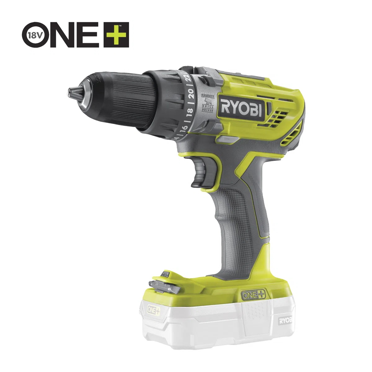 RYOBI 18 V ONE+ 8-tlg, Akku-Combo-Kit RCK184O-242SZL, Schlagbohrschrauber, Winkelschleifer, Handkreissäge, Delta-Vibrationsschleifer, 2x Akkus (4,0Ah & 2,0Ah), Ladegerät, Werkzeugtasche