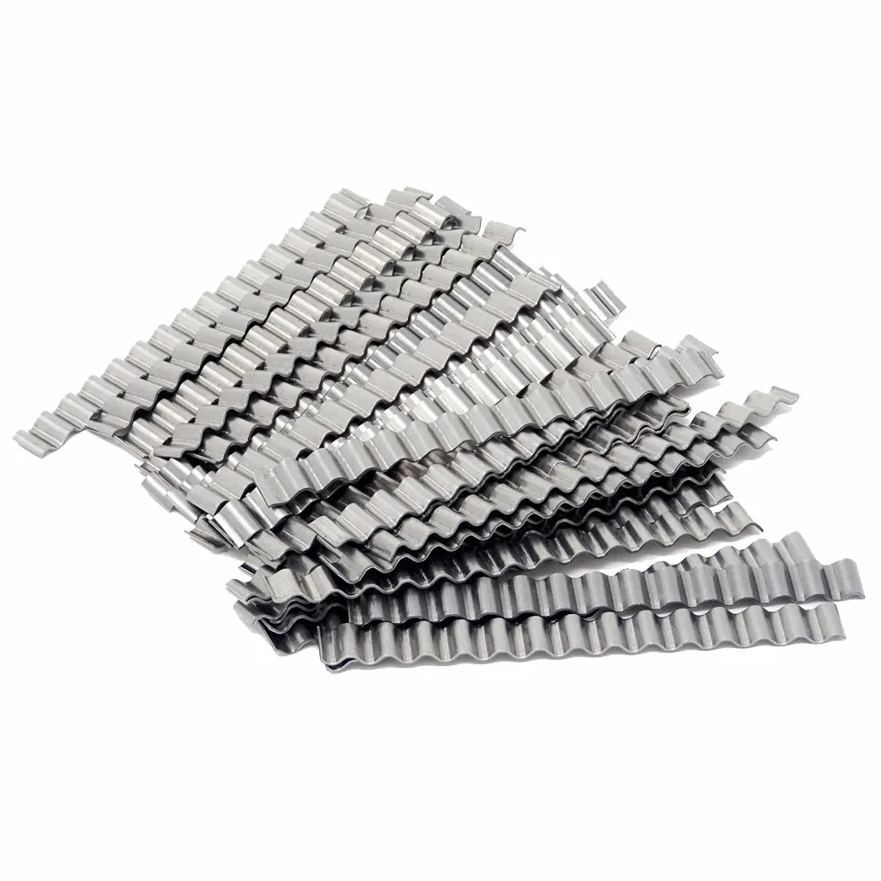 SBS Estrichklammern | 70 x 6mm | 1000 Stück | gewellt | Wellenverbinder Rissbrücke Gießharz Epoxi Estrichverbinder
