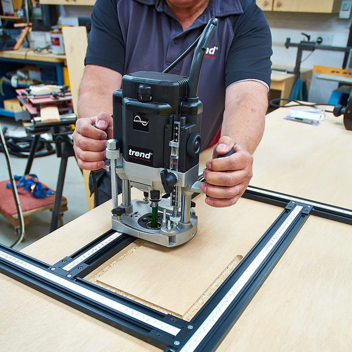 Trend Varijig Verstellbarer Fräsvorrichtungsrahmen und Führungssystem, inklusive Varijig System Extra Langspanner, VARIJIG & VJS/CK/L