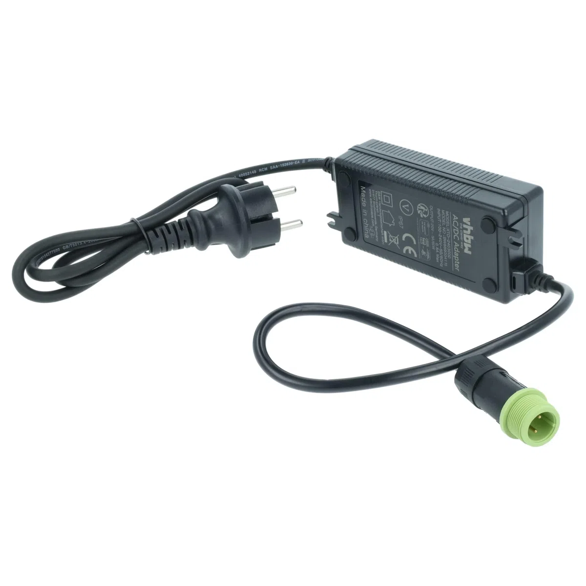 vhbw Ladegerät kompatibel mit Worx Landroid S500i, S300, L2000, M500, L1500, M700, M2000, M1500, L1000, M1000 Akku-Rasenmäher Roboter