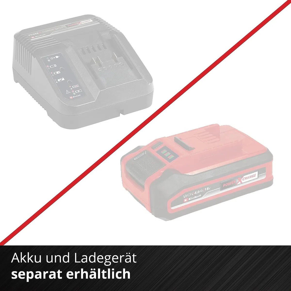 Einhell Akku-Nagler TE-CN 18 Li - Solo Power X-Change (Li-Ion, 18V, Tacker und Nagelpistole, max. 20 Schuss pro Minute, inkl. 300 Nägel und 300 Klammern, ohne Akku, ohne Ladegerät)