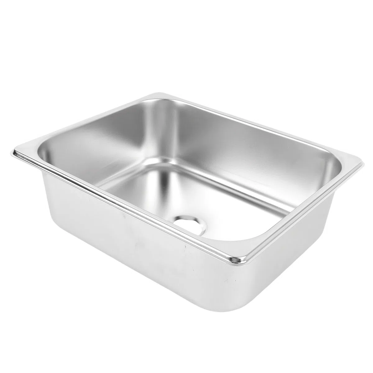 Barspüle aus Edelstahl, 32 x 26 x 9,9 cm, quadratisches Wohnmobil-Küchenbecken und Handwaschstation für Boot, Camping, Wohnmobil, LKW, 304-Edelstahlkonstruktion mit