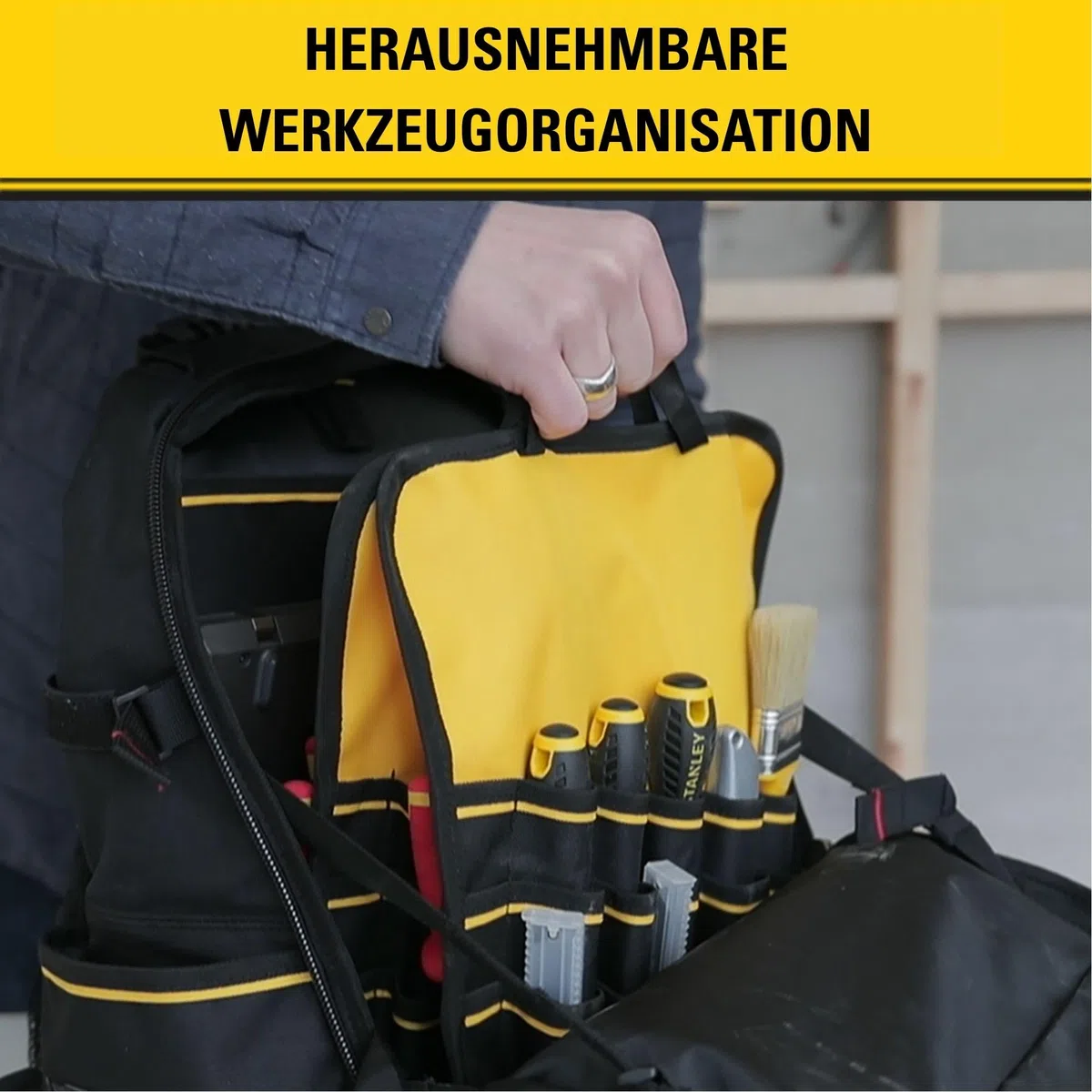 STANLEY FATMAX Schwerlast-Werkzeugrucksack, 1-95-611