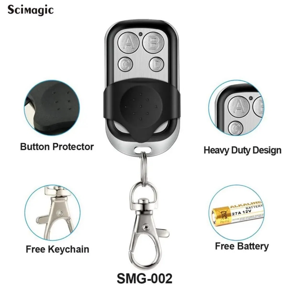 ELKA SKX1LC SKX2LC SKX3LC SKX4LC garage tür fernbedienung ersatz 433Mhz klon befehl handheld starten sender