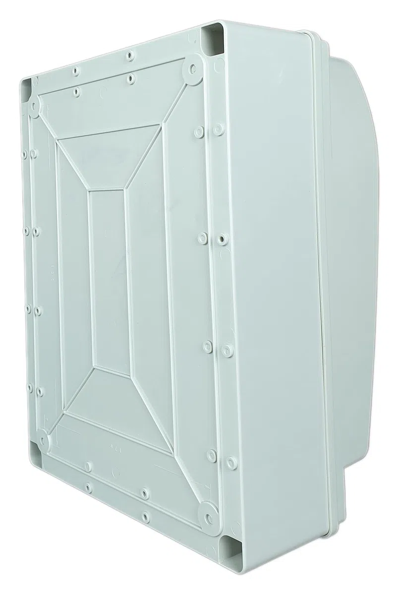 RoadEu Stromverteiler, 6x Schuko Steckdose mit Leitungsschutzschalter - Baustromverteiler mit Fi Schutzschalter und 6x Sicherungsautomat "C" 16A. Einzelphase