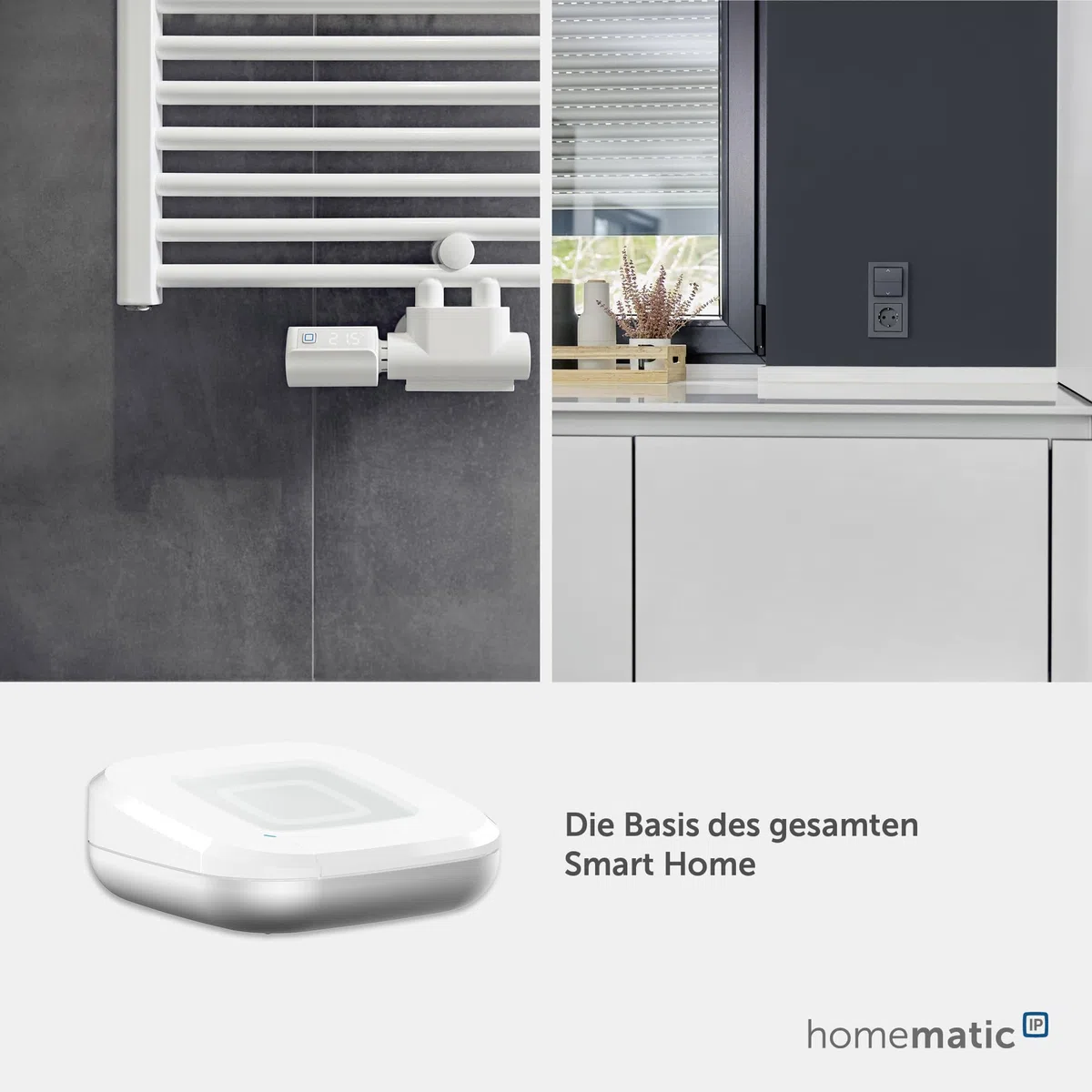 Homematic IP Access Point 2 Smart Home Gateway mit App und Sprachsteuerung Amazon Alexa