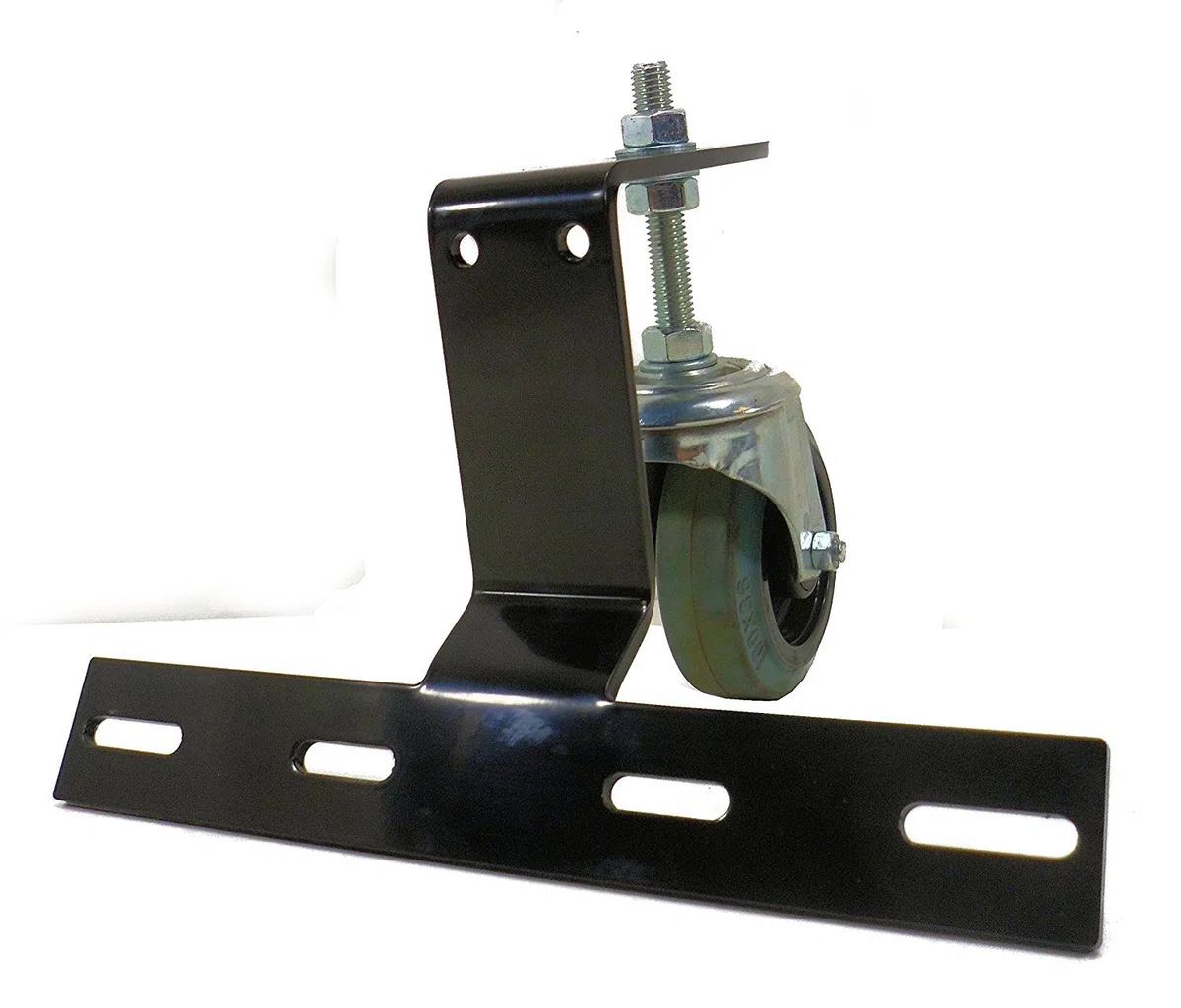SRM Design Räumschild Schneeschild für Einachser/Rasentraktor mit Rollen Grau 100 x 40 cm