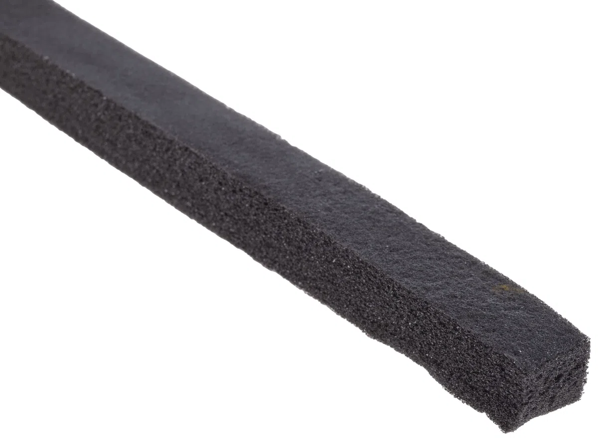 RS PRO PVC Schaumstoff Klebeband Schwarz 10mm 12mm x 10m