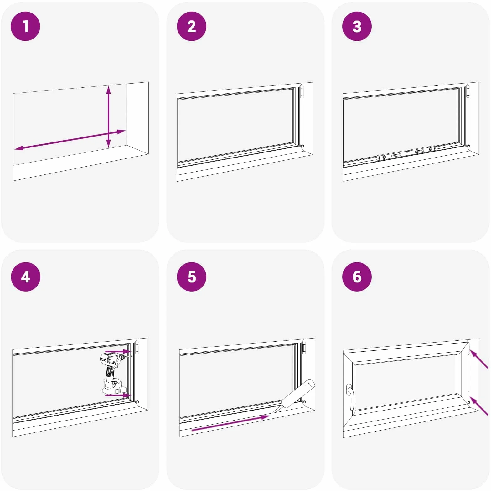 vidaXL Kellerfenster RISOR 90 x 50 cm PVC und Glas Weiß, Moderne und langlebige Wärmedämmung für Fensterdesign, schalldichte PVC-Glas-Elemente