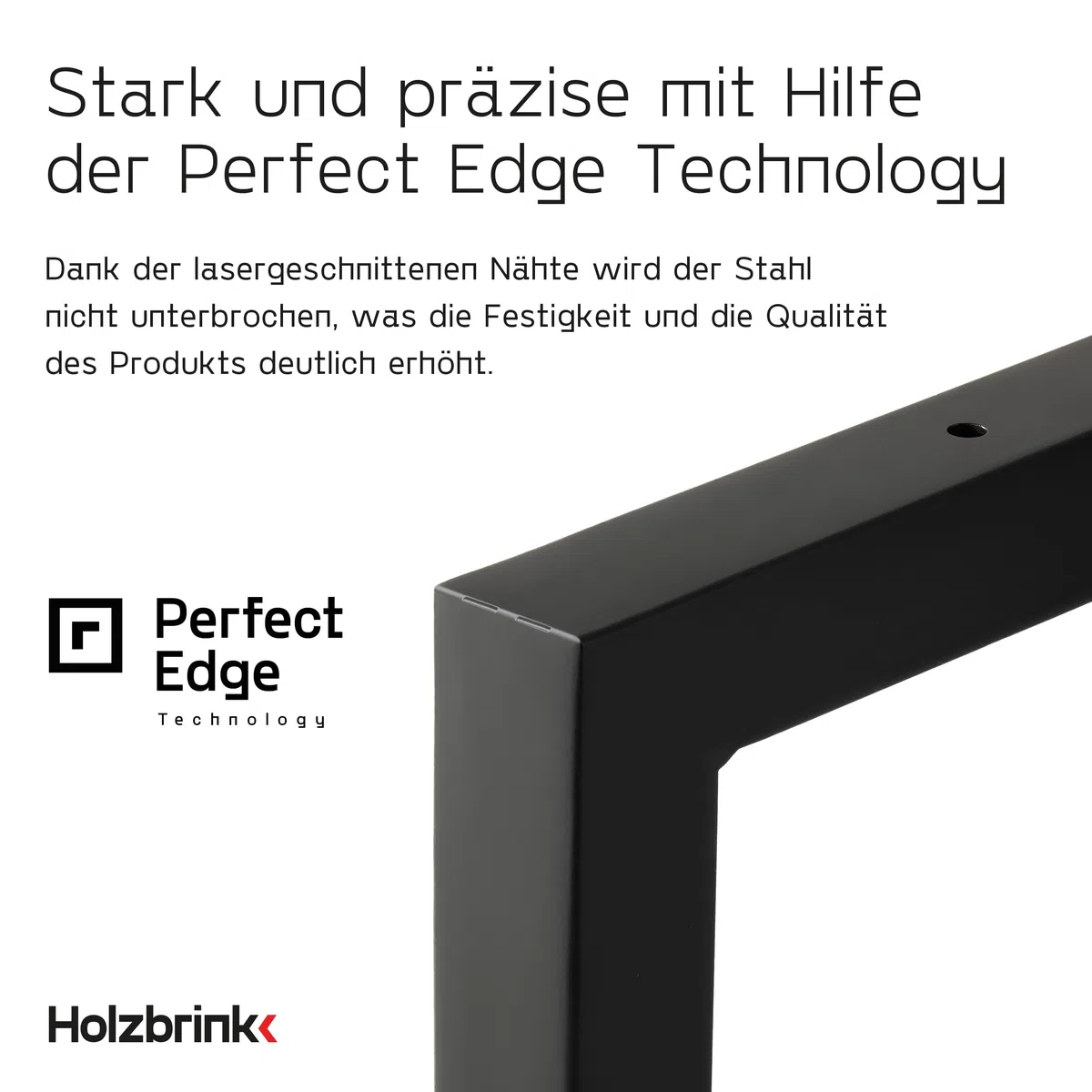HOLZBRINK 2X Wandkonsole Schwarz für Waschtisch, Design und stabil Waschtischhalterung oder Winkel für Wandregal, Waschbecken Unterbau Wandmontage für waschtischplatte, 350x150 mm