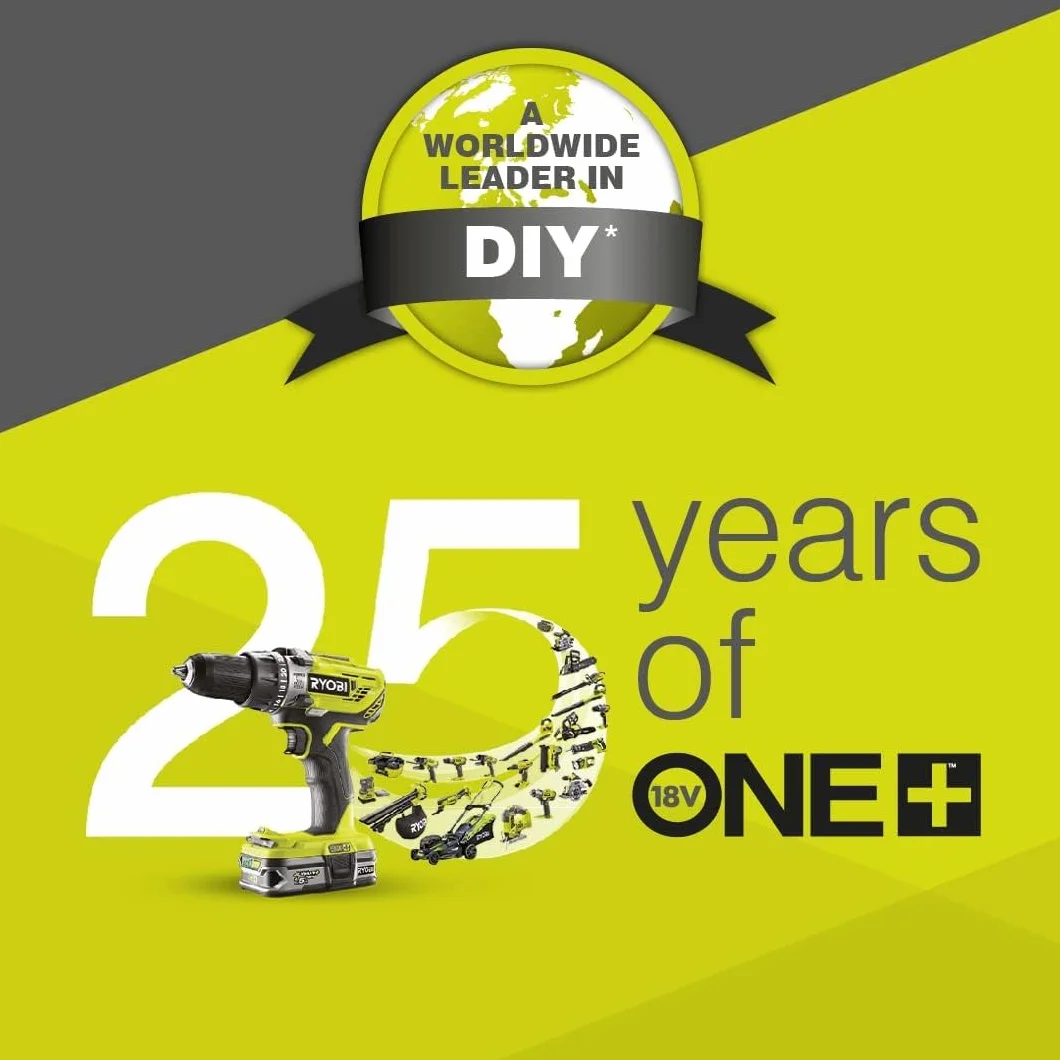 RYOBI 18 V ONE+ Brushless Akku-Schlagschrauber RIW18BL-0, max. Drehmoment 900 Nm, ohne Akku und Ladegerät