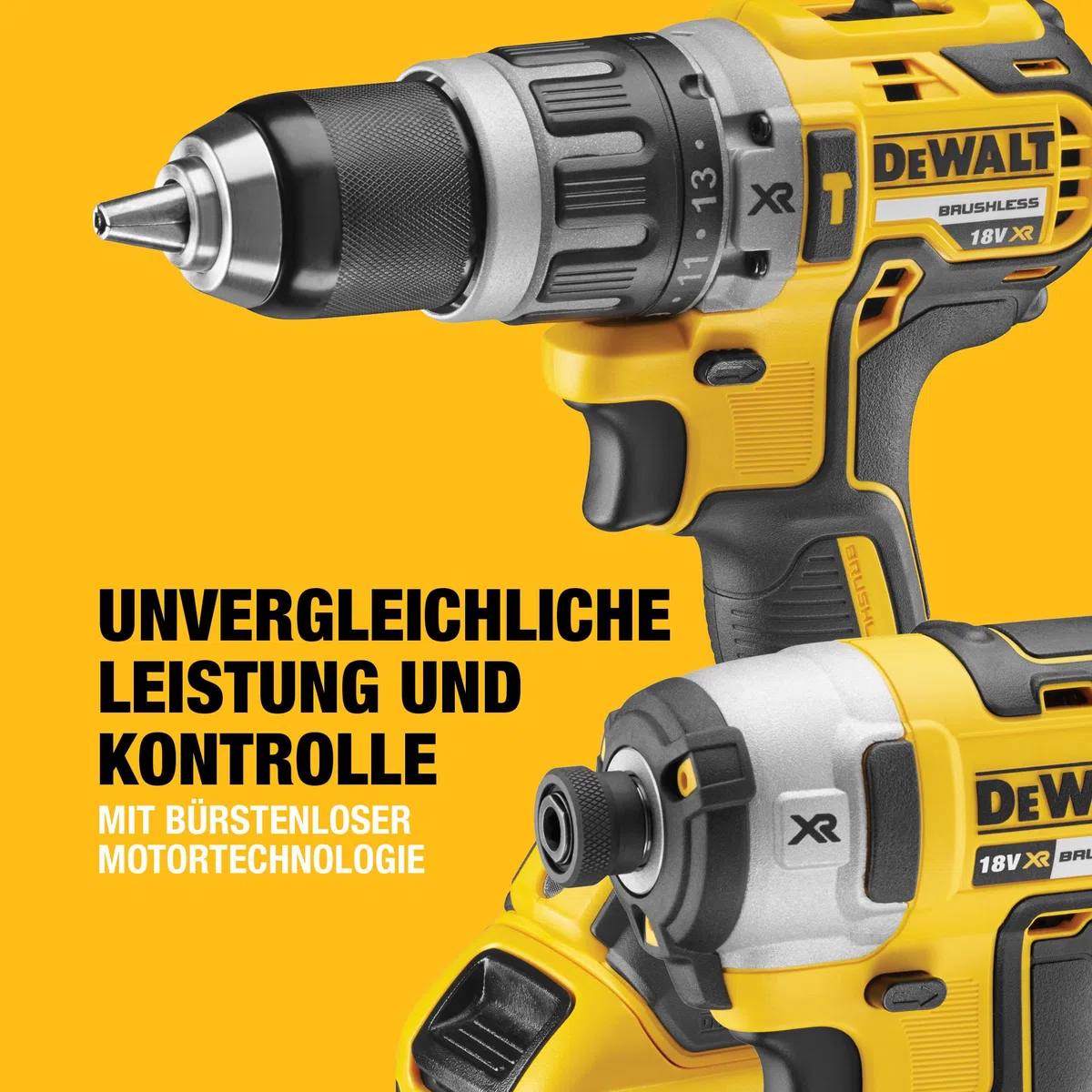 DEWALT 18V Akku-Kombopack – Schlagbohrschrauber DCD796 & Schlagschrauber DCF887, 2x 5,0Ah Li-Ion Akku, Schnellladegerät, Tough Box