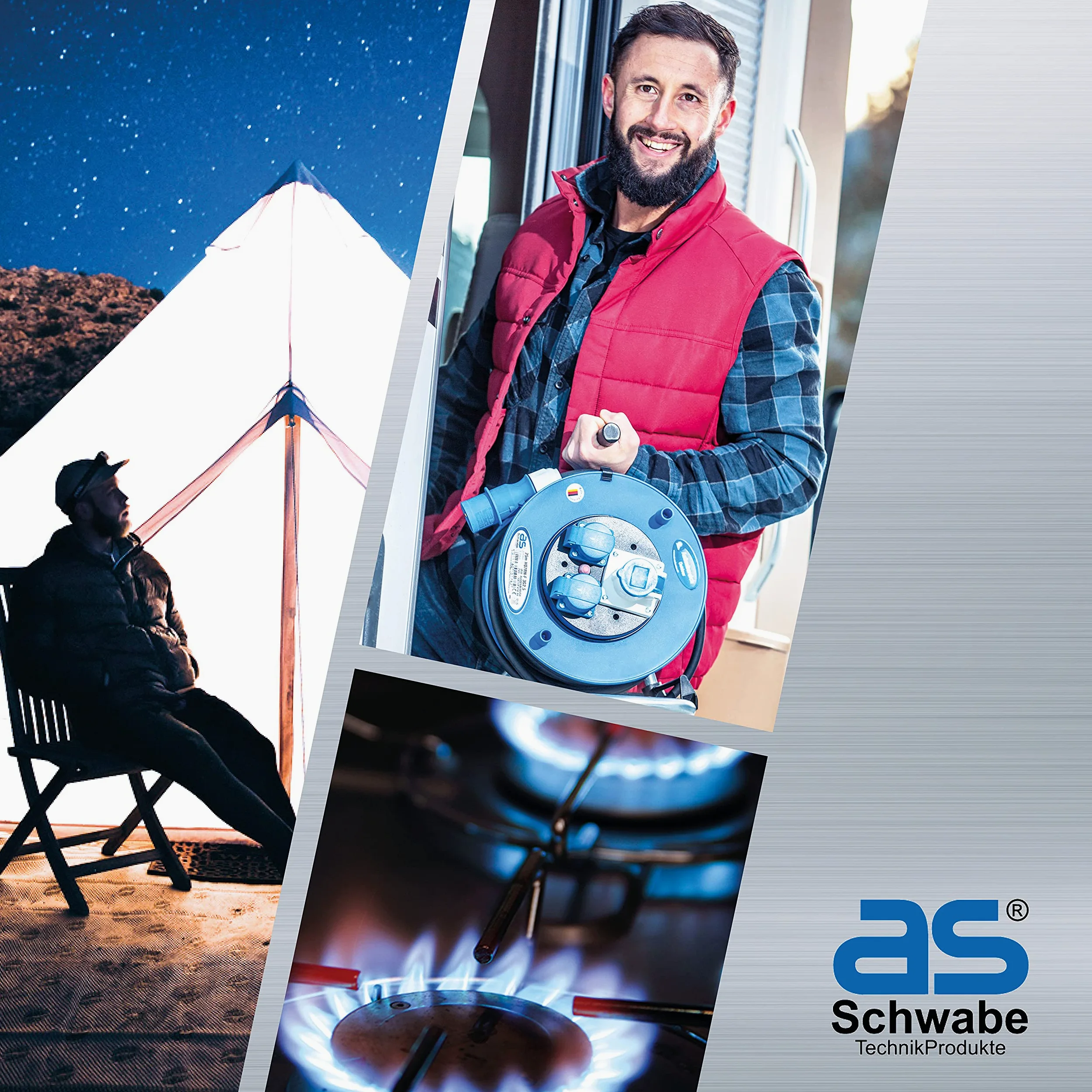 as - Schwabe Stromzähler ROCO mit PRCD, MID konform - Wechselstromzähler 1-phasig, 5+1- stellig analog - 230V/16A/max. 3500W - mit Aufhängelasche, IP44, 61760