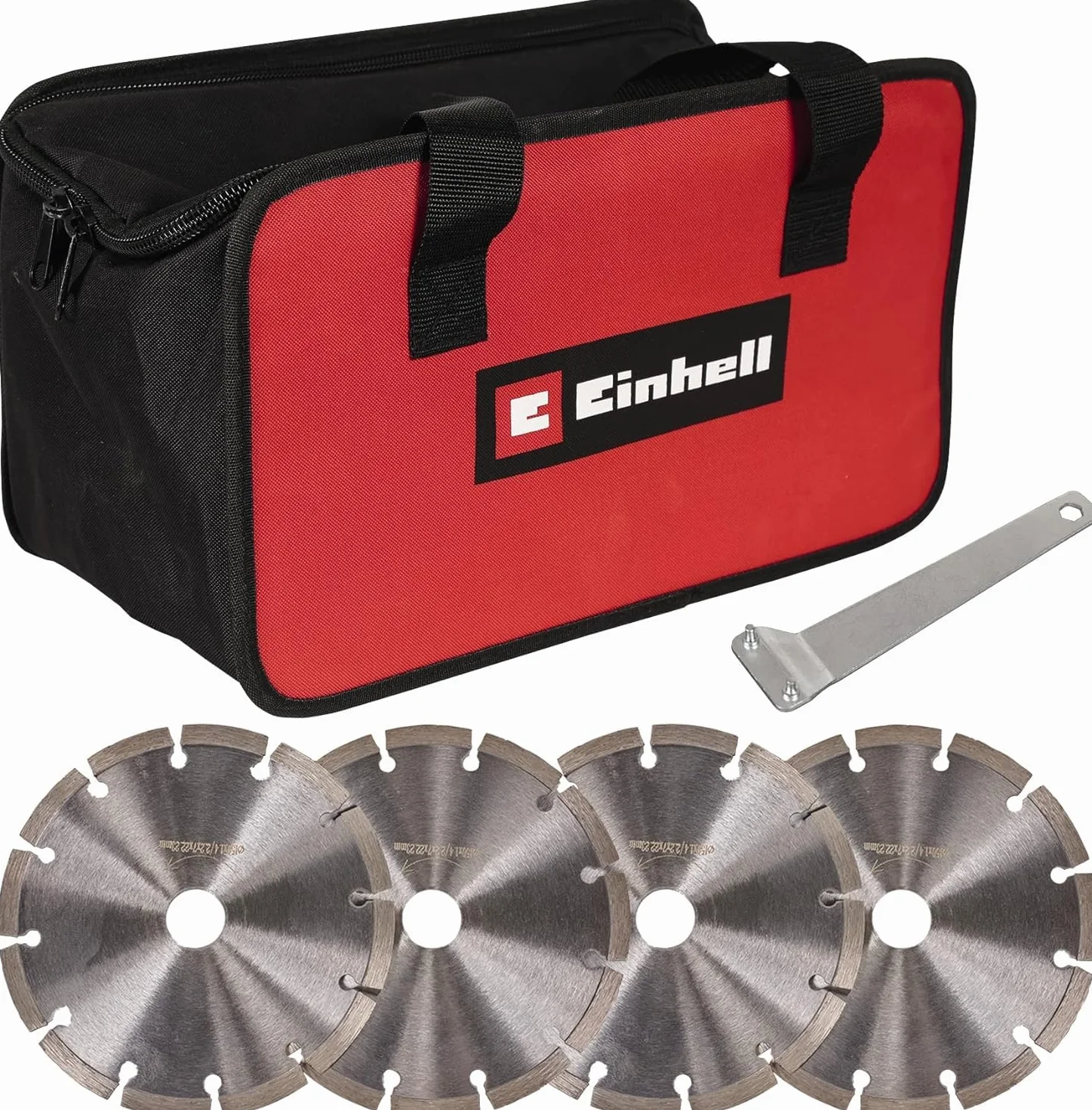 Einhell Mauernutfräse TE-MA 1700 (1.700 W, Schnittbreiteneinstellung bis 38 mm, Schnitttiefe bis 40 mm, Softstart, Überlastschutz, inkl. 4 Diamant-Trennscheiben)