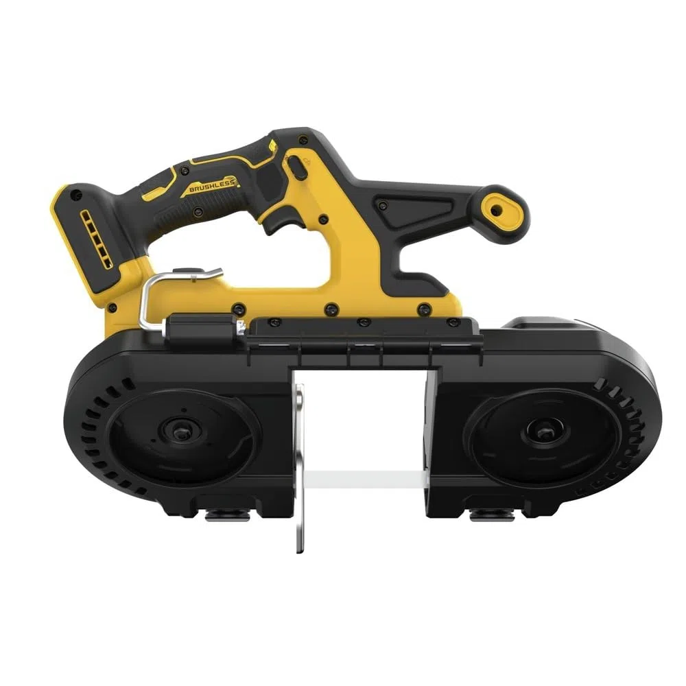DEWALT 20 V MAX XR Bandsäge, bürstenloser Motor, tragbar und kabellos, 9,5 cm Schnittkapazität, nur blankes Werkzeug (DCS378B)