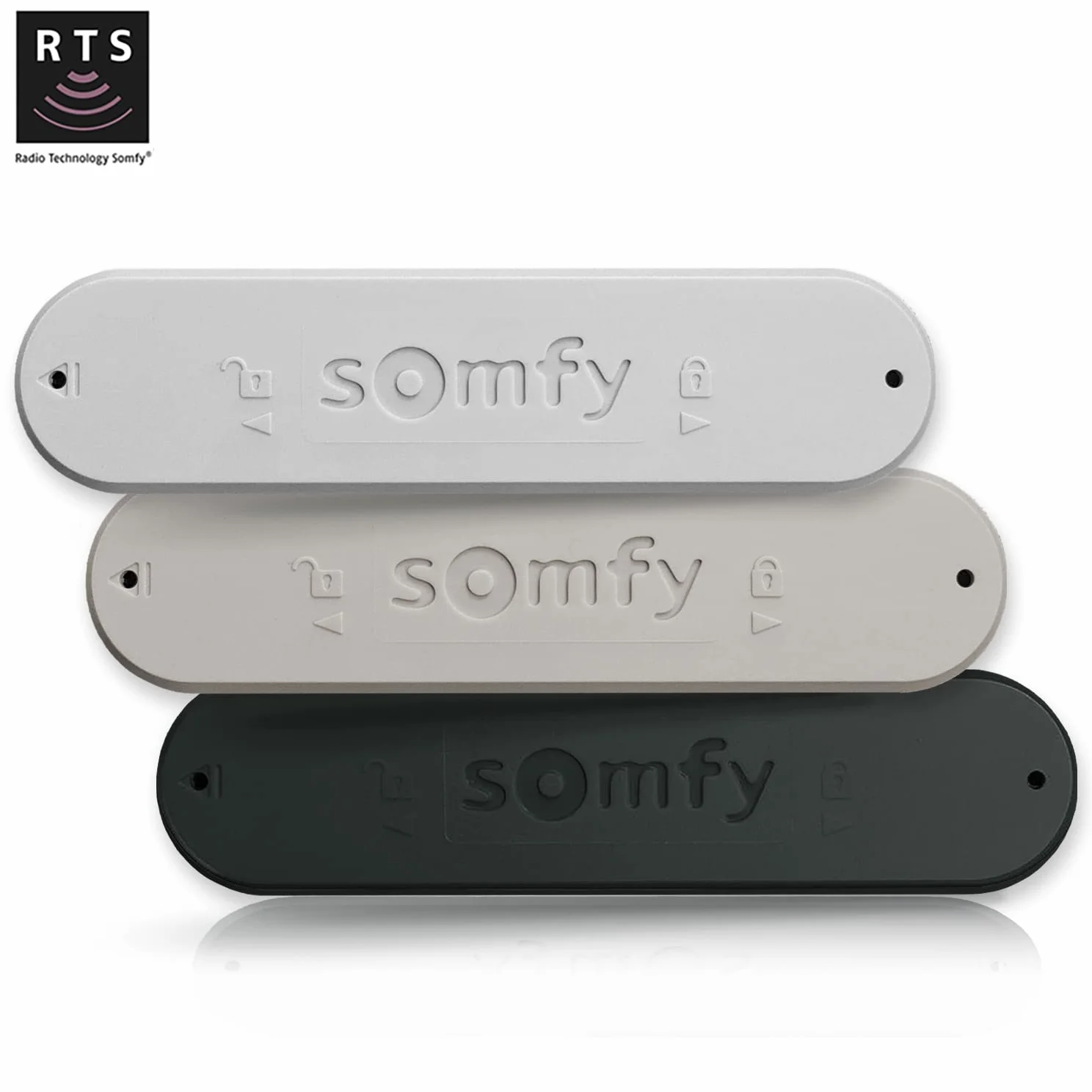 Somfy Funkwindsensor Eolis 3D 9013847 Wirefree RTS schwarz Funksender 3660849512392