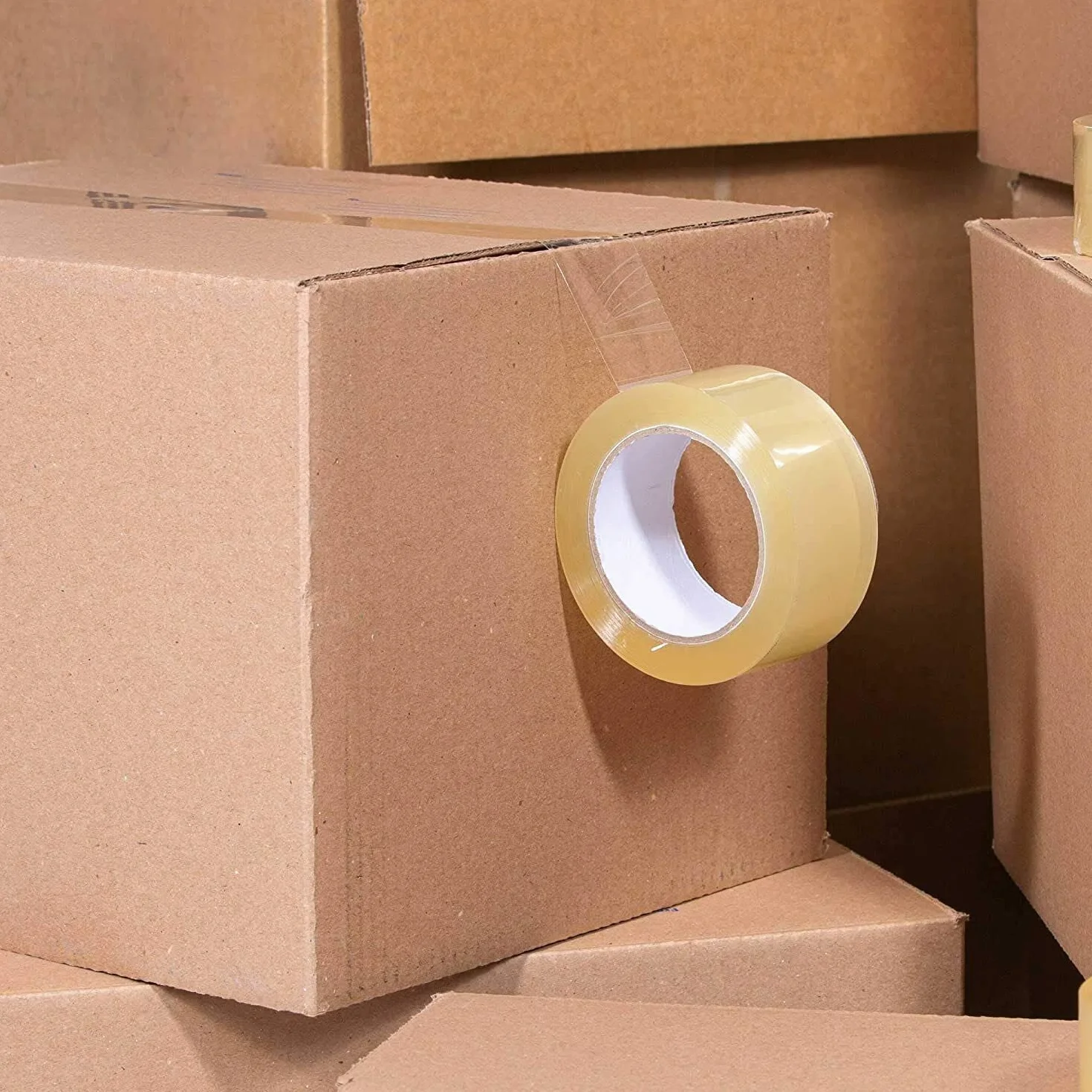 nekko 36 Rollen Paketklebeband Transparent- Starke Klebekraft, Kein Einreißen, Leises Abrollen - Packband Verpackungsband - 50mm x 66m Klebeband