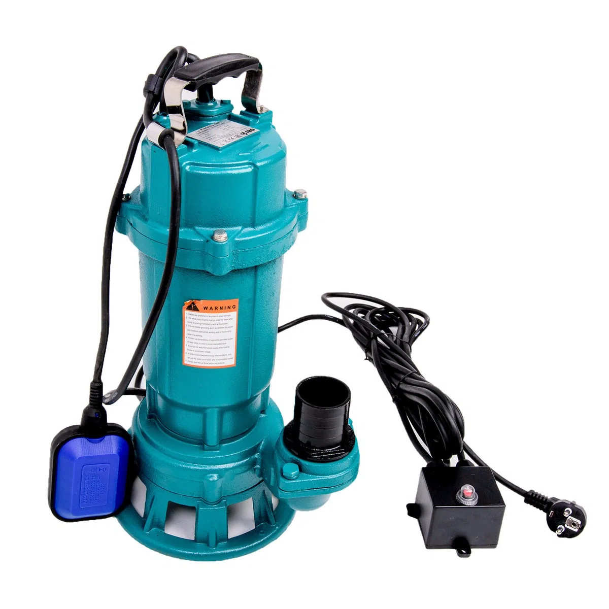 FÄKALIENPUMPE IBO 1500W + 2" KUPPLUNG + 30m SCHLAUCH - SCHMUTZWASSERPE, FÄKALIENPUMPE MIT ZERKLEINERER UND SCHWIMMER1,5 kW Pumpe, Wasserpumpe Tauchpumpe