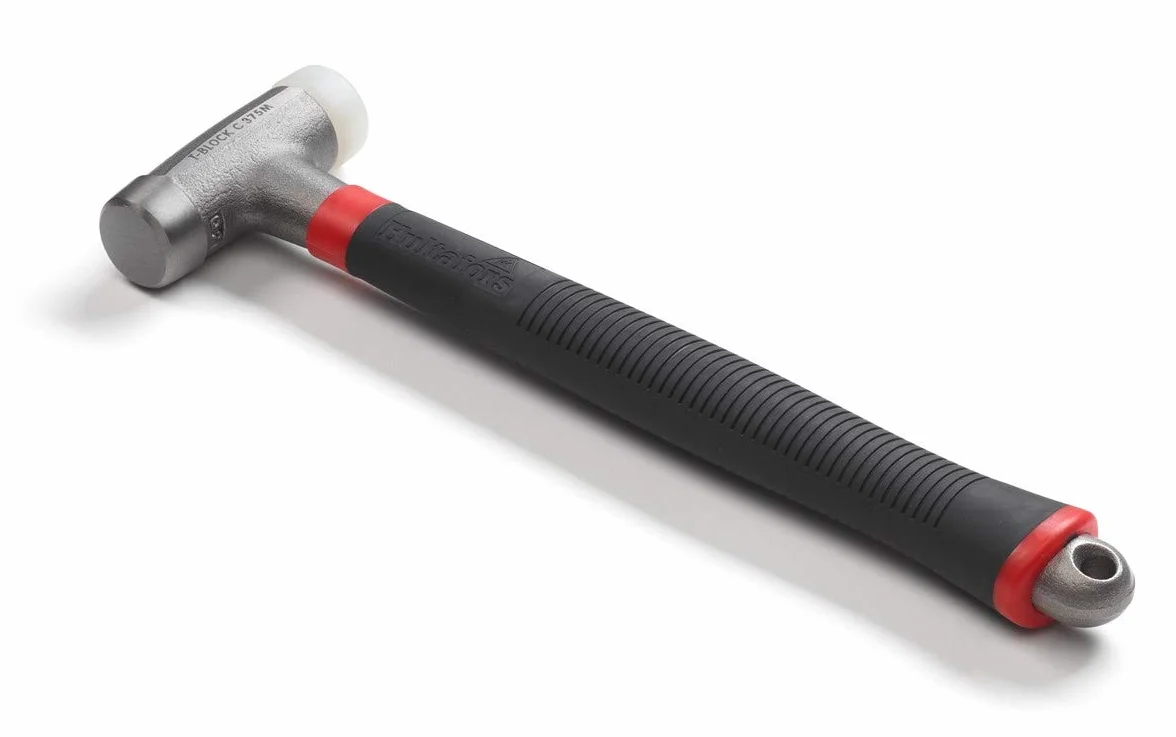 Hultafors T-Block Kombihammer C 250, 250g Kopfgewicht, Rückschlagarmer Schonhammer