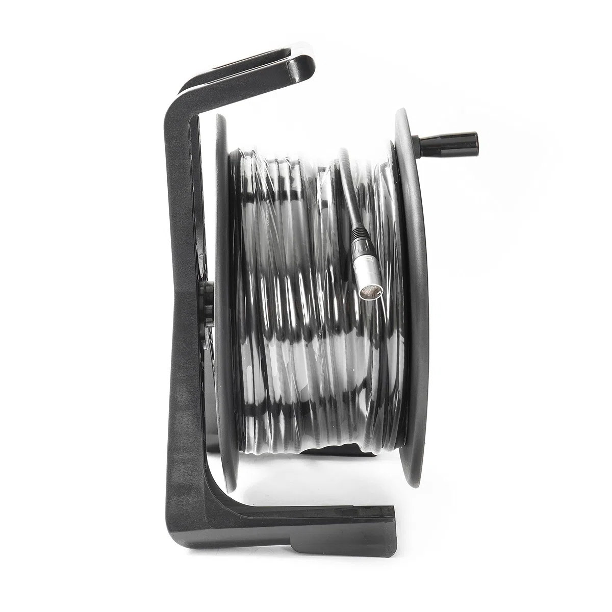 MUSIC STORE CAT5 Kabeltrommel 50m, Neutrik RJ45, Hochwertiges flexibles Kabel, Bruchfestes PVC, Feststellmechanismus, Doppelt geschirmt, Ideal für Mischpult und Stagebox