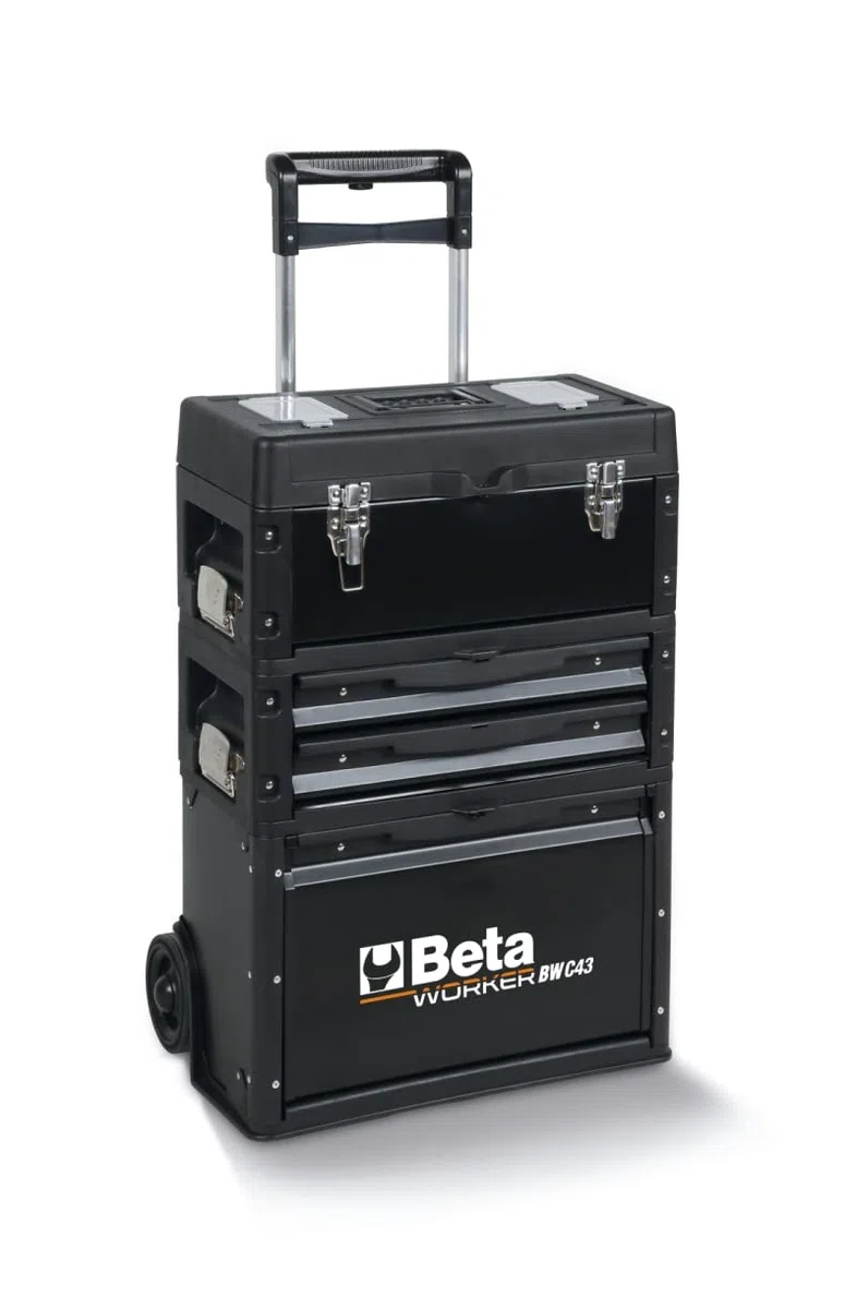 Beta BW C43 Werkzeugtrolley mit drei stapelbaren Modulen