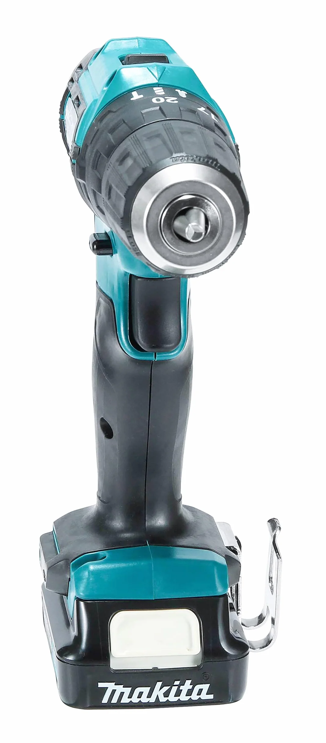 Makita HP333DSAX1 Schlagbohrschrauber 12 V Max., 2,0 Ah, 2 Akkus Plus Ladegerät in Transportkoffer, Batteriebetrieben, Blau