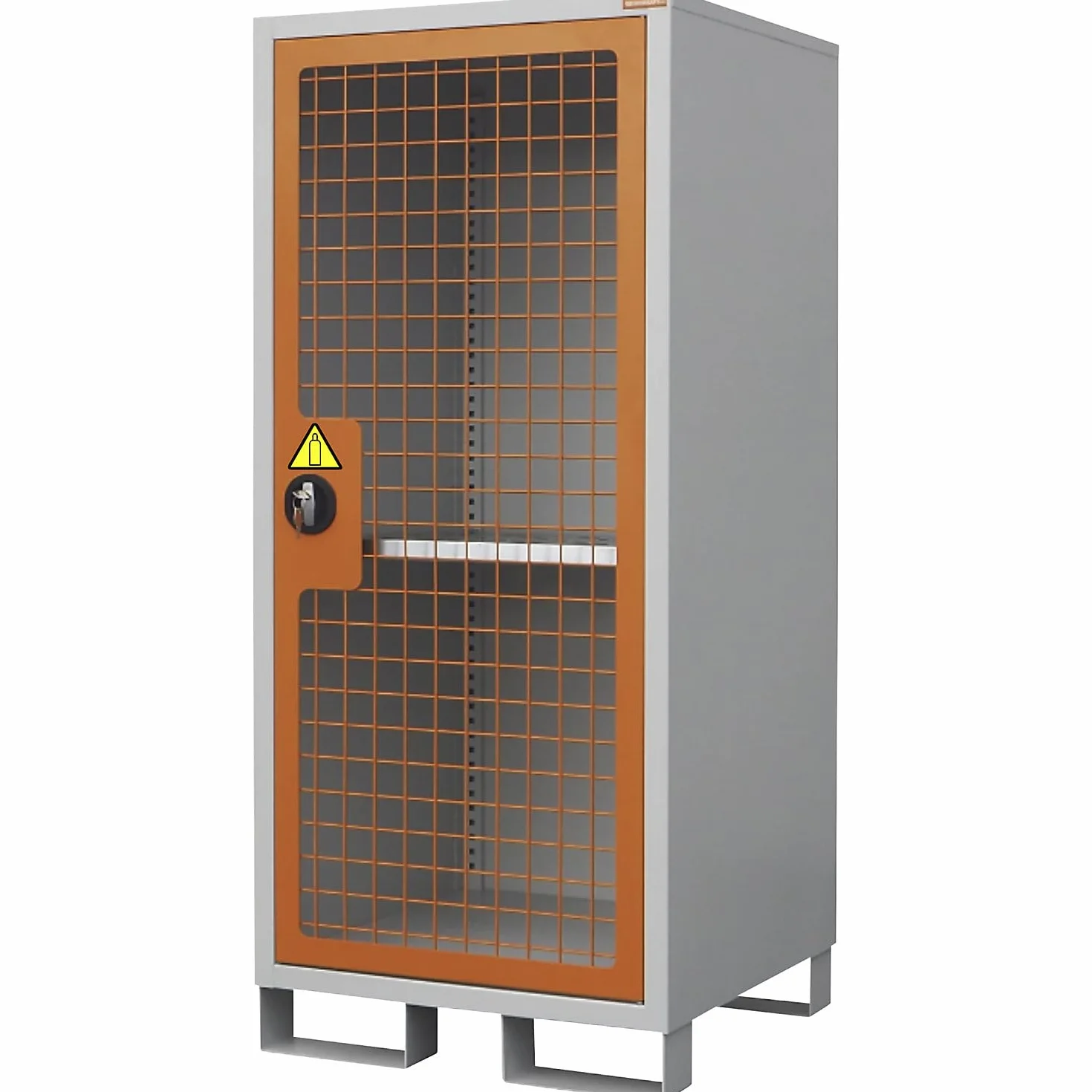 eurokraft | Gasflaschenschrank | 1-türig | HxBxT 1550 x 680 x 680 mm