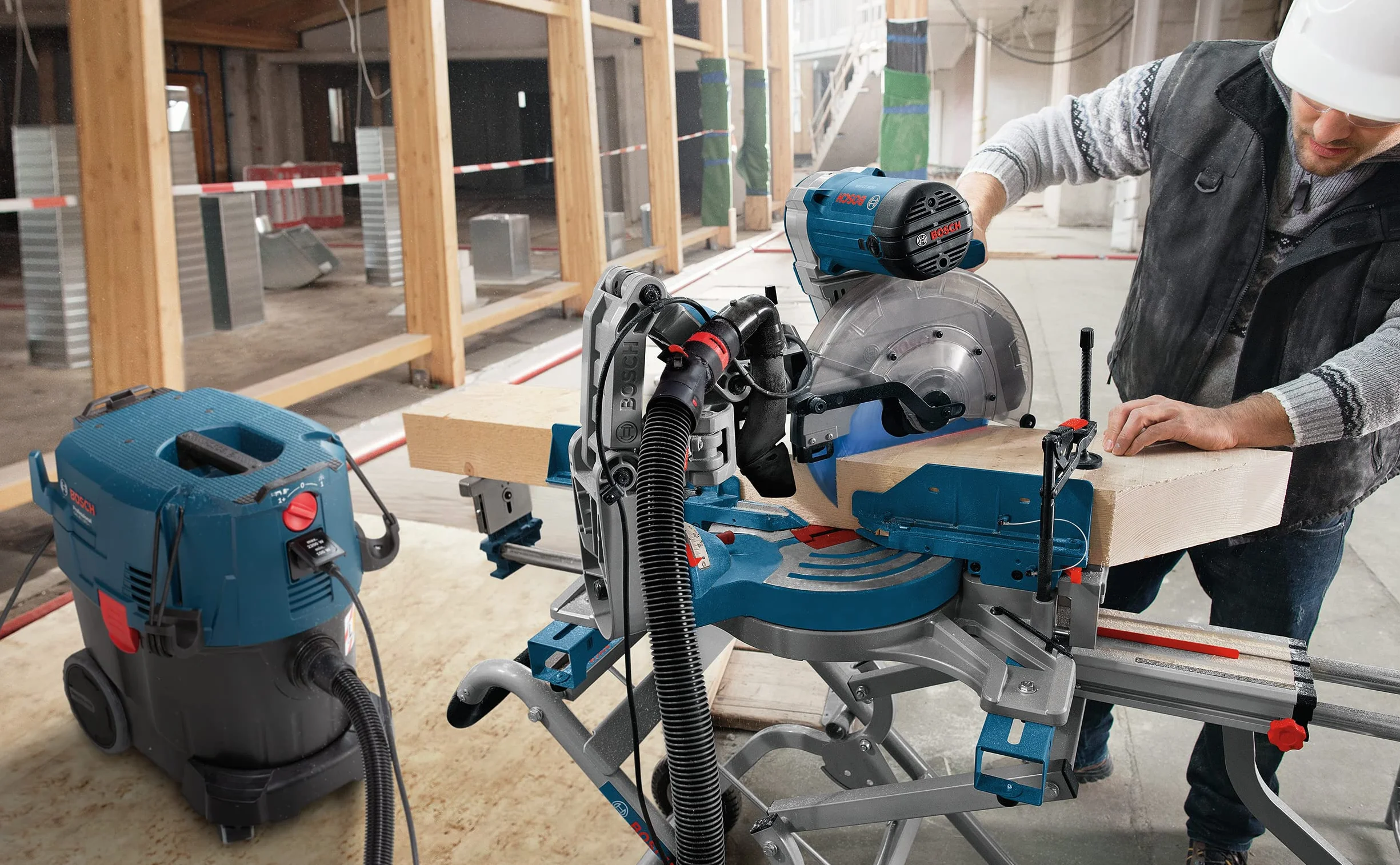 Bosch Professional Schlauch mit Bajonettverschluss, 5 m, 35 mm, 2608000565