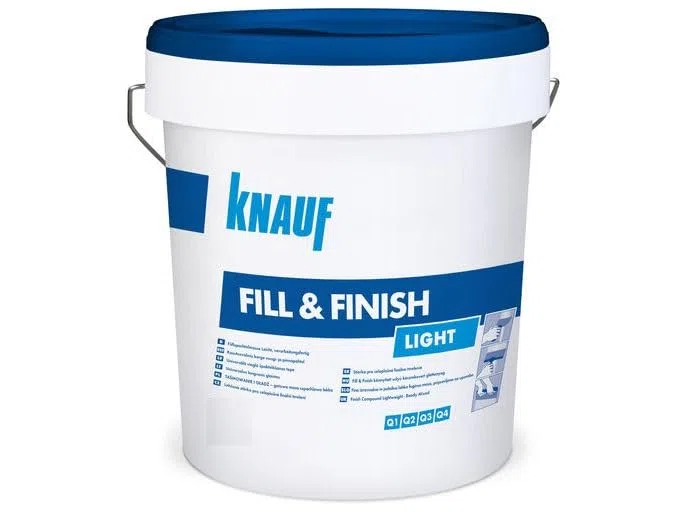 Knauf Fill & Finish Light Allzweckspachtel 11,5 Kg Weiß Spachtelmasse