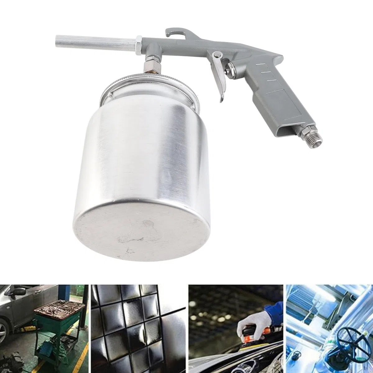Sandstrahler , Sandstrahler Feinsprühen 750CC Aluminiumtopf 10 , 0bar Arbeitsdruck zur Rostentfernung