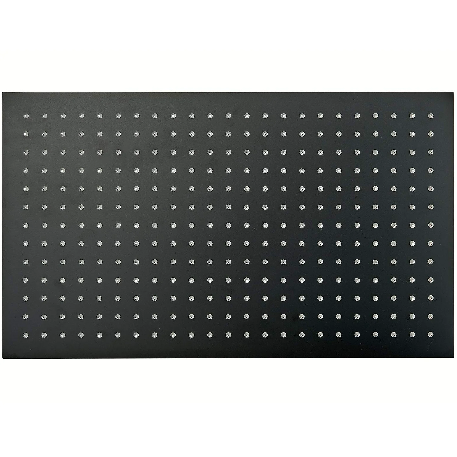 Bernstein XXL-Regenduschkopf DPG2051 Schwarz Edelstahl Duschkopf 50 x 30 cm Einbauduschkopf Duschbrause Regenduschkopf Anti-Kalk Flaches Design