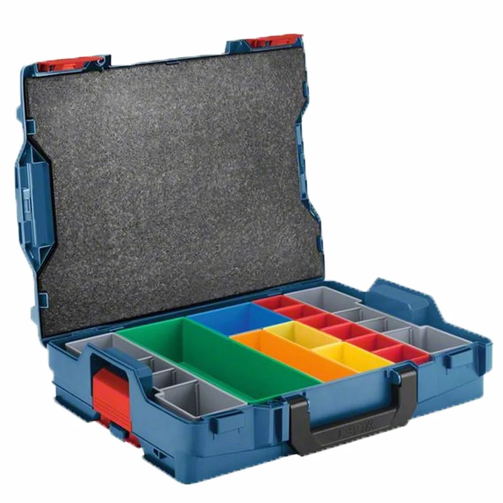 Bosch Professional Handwerkoffersystem L-BOXX 102 (Belastbarkeit bis 100 kg) + 13-tlg.-Einsatzbox-Set für L-BOXX