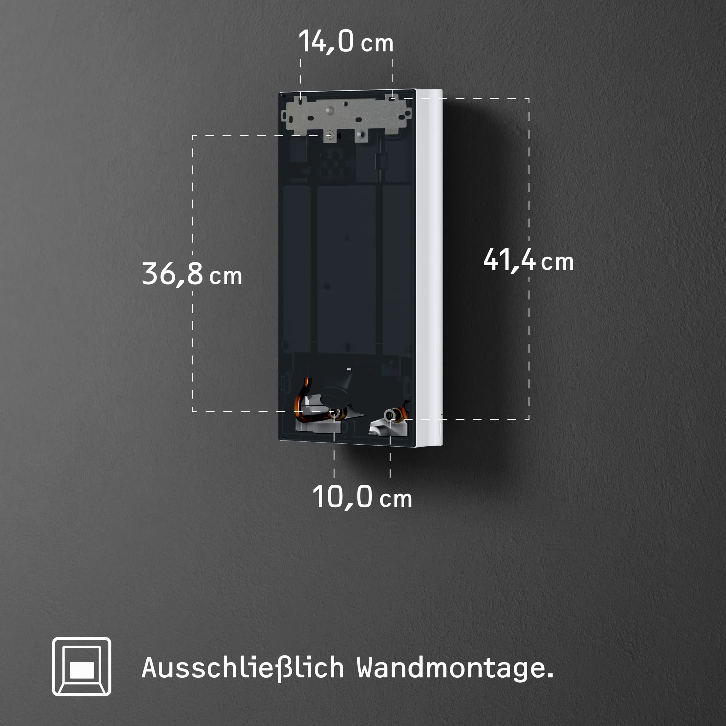 STIEBEL ELTRON Vollelektronischer Durchlauferhitzer DHE 18/21/24 kW, immer gradgenaue Wunschtemperatur, ECO-Modus, Multifunktionsdisplay, 2 Memory Tasten, Wellness-Programme, 202656