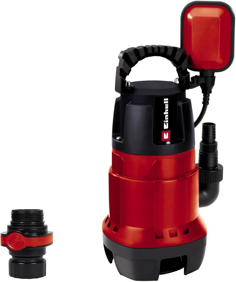 Einhell Schmutzwasserpumpe GC-DP 7835 (780W, Ø35 mm Fremdkörper, 15.700 L/h Förderleistung, Schwimmerschalter, Tragegriff, Kabelaufwicklung)