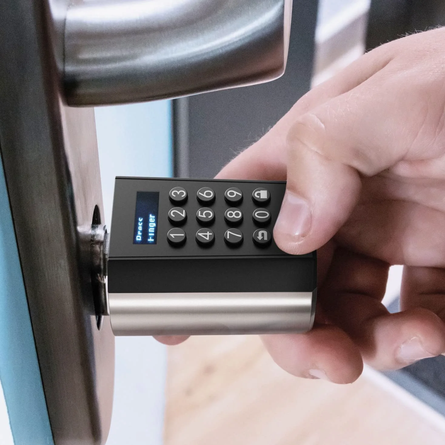 WELOCK PCB41 Elektronisches Tür-Schließzylinder Haustür mit Zahlencode RFID-Karte APP Wi-Fi Türschloss Code Verbindung für 50-100mm Tür IP65 Einfache Installation