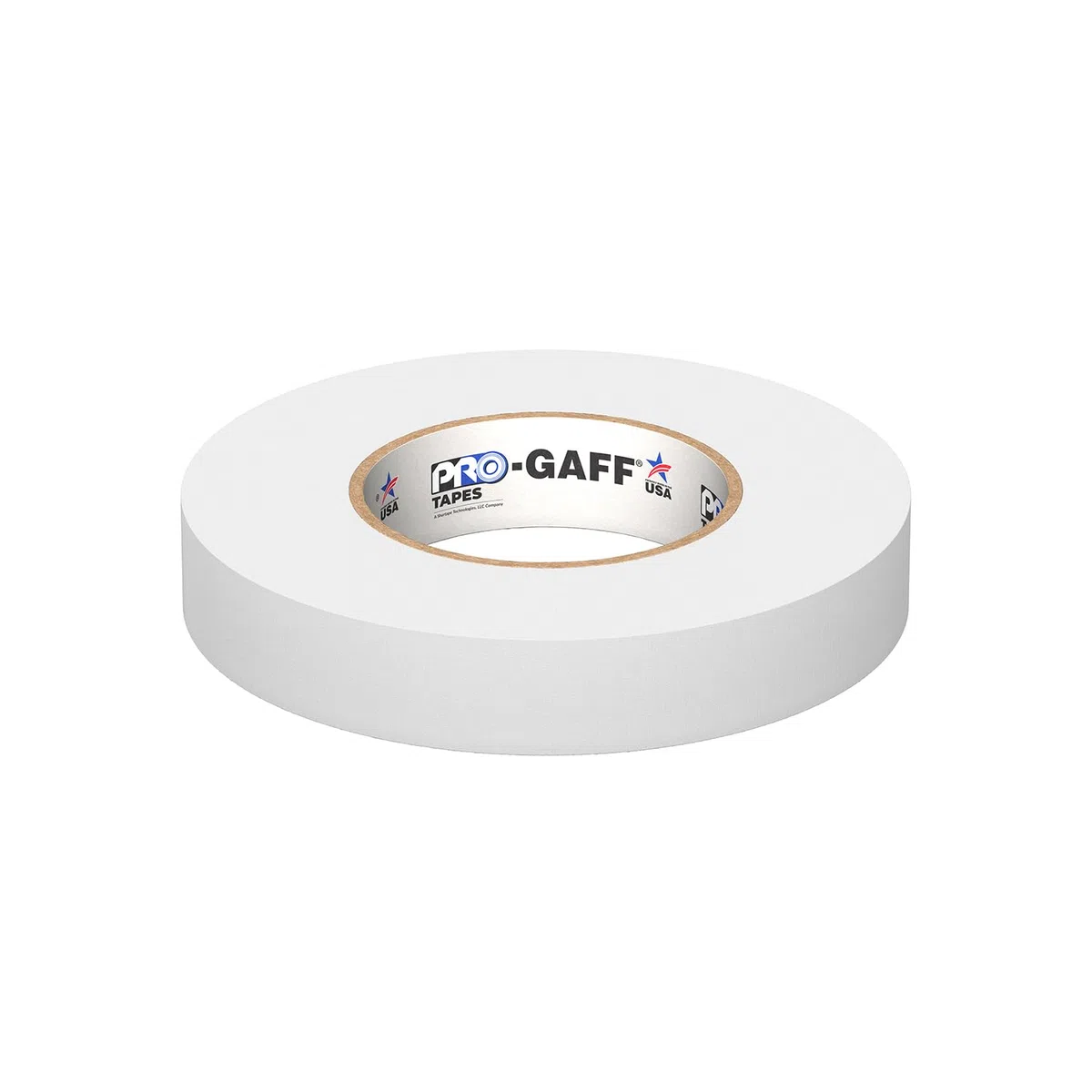ProTapes Pro Gaff Premium-Gaffer-Klebeband mit Gummi-Kleber, 2,5 cm breit, 45,7 m lang, Weiß (1 Stück)