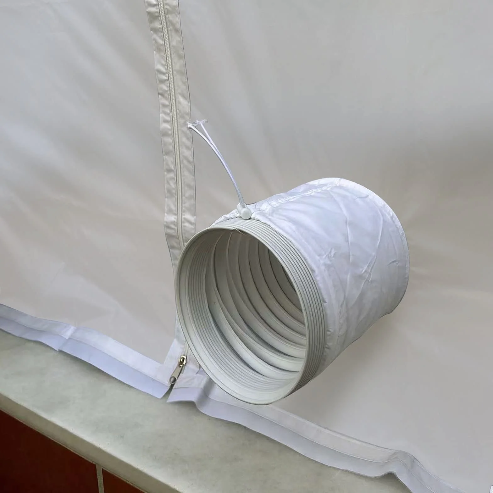 HOOMEE VP Türabdichtung für Mobile Klimaanlagen mit Abluftschlauch Verlängerung, 90x210cm