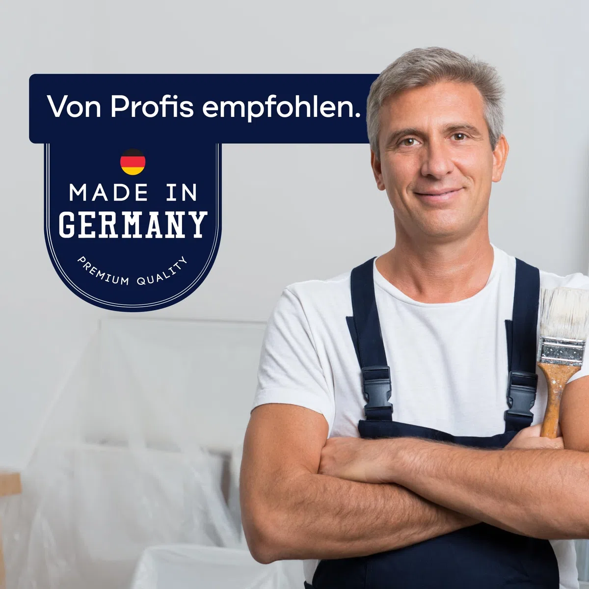 Plid® Heizkörperlack lösemittelhaltig Thermolack Metalllack Heizkörperfarbe Lack Farbe für heizkörperverkleidung schnelltrocknend 2in1 hitzebeständig 80 grad Glänzend Weiß2,25l